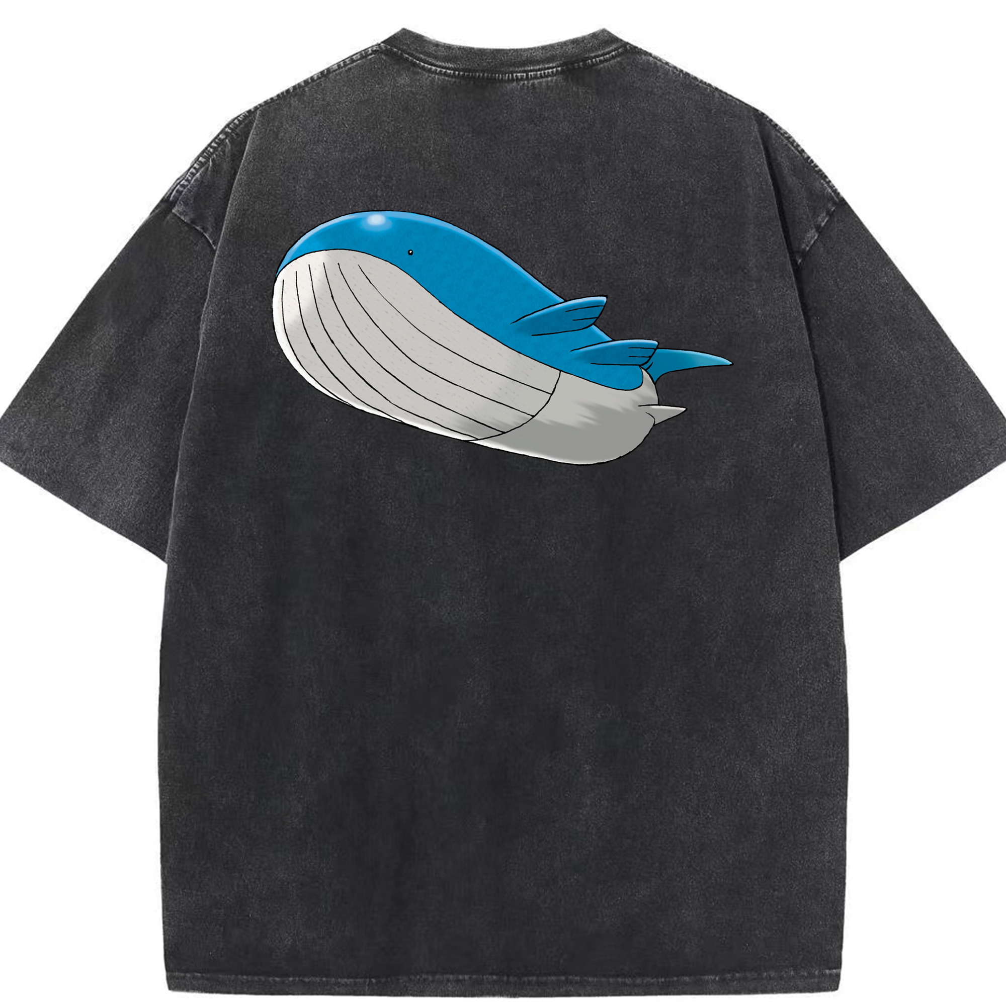 （画像用） ポケットモンスター Pokémon 綿100% ヴィンテージ風 半袖Tシャツ（背面プリント）