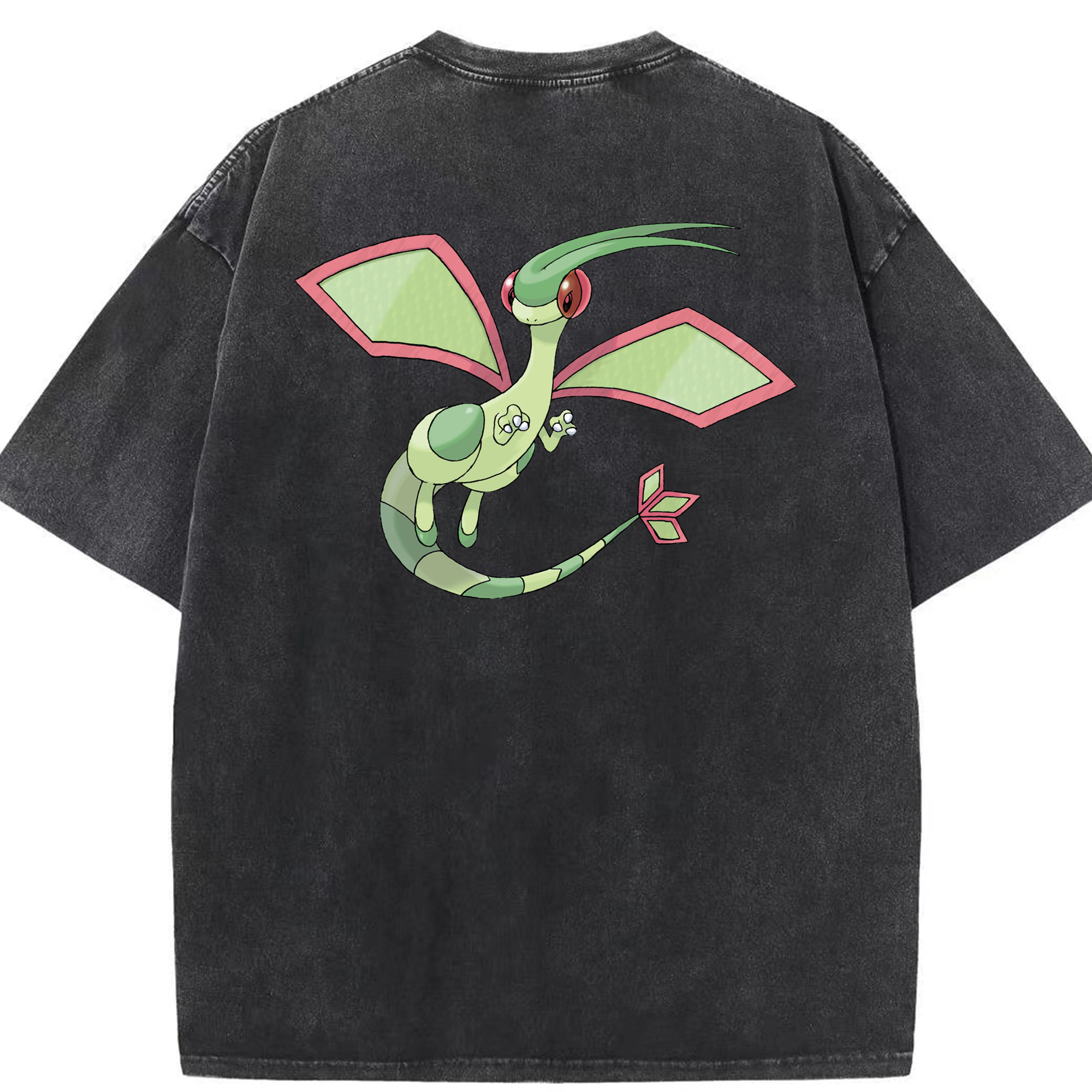 （画像用） ポケットモンスター Pokémon 綿100% ヴィンテージ風 半袖Tシャツ（背面プリント）