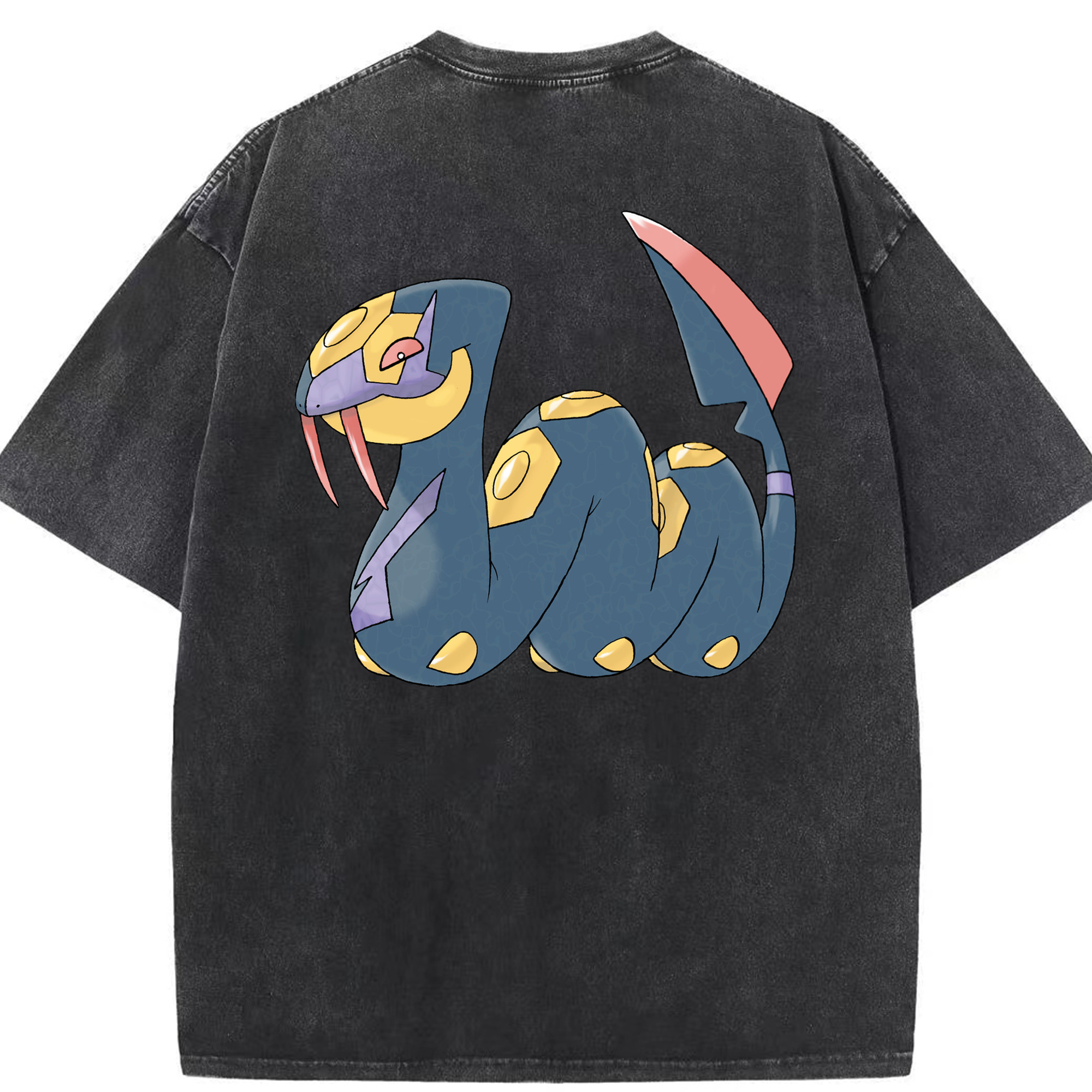 （画像用） ポケットモンスター Pokémon 綿100% ヴィンテージ風 半袖Tシャツ（背面プリント）