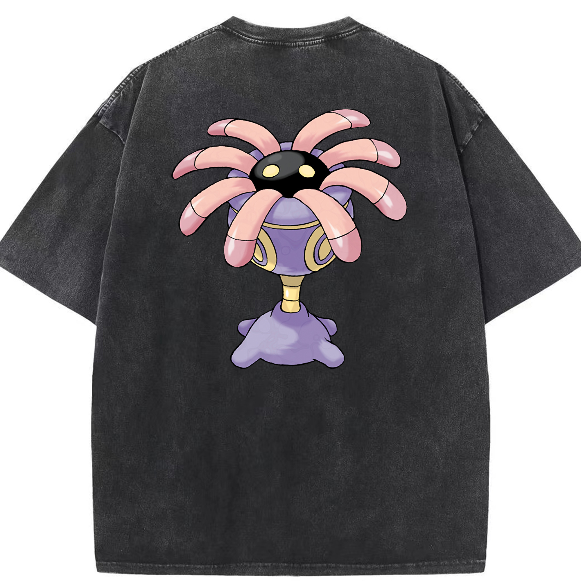 （画像用） ポケットモンスター Pokémon 綿100% ヴィンテージ風 半袖Tシャツ（背面プリント）