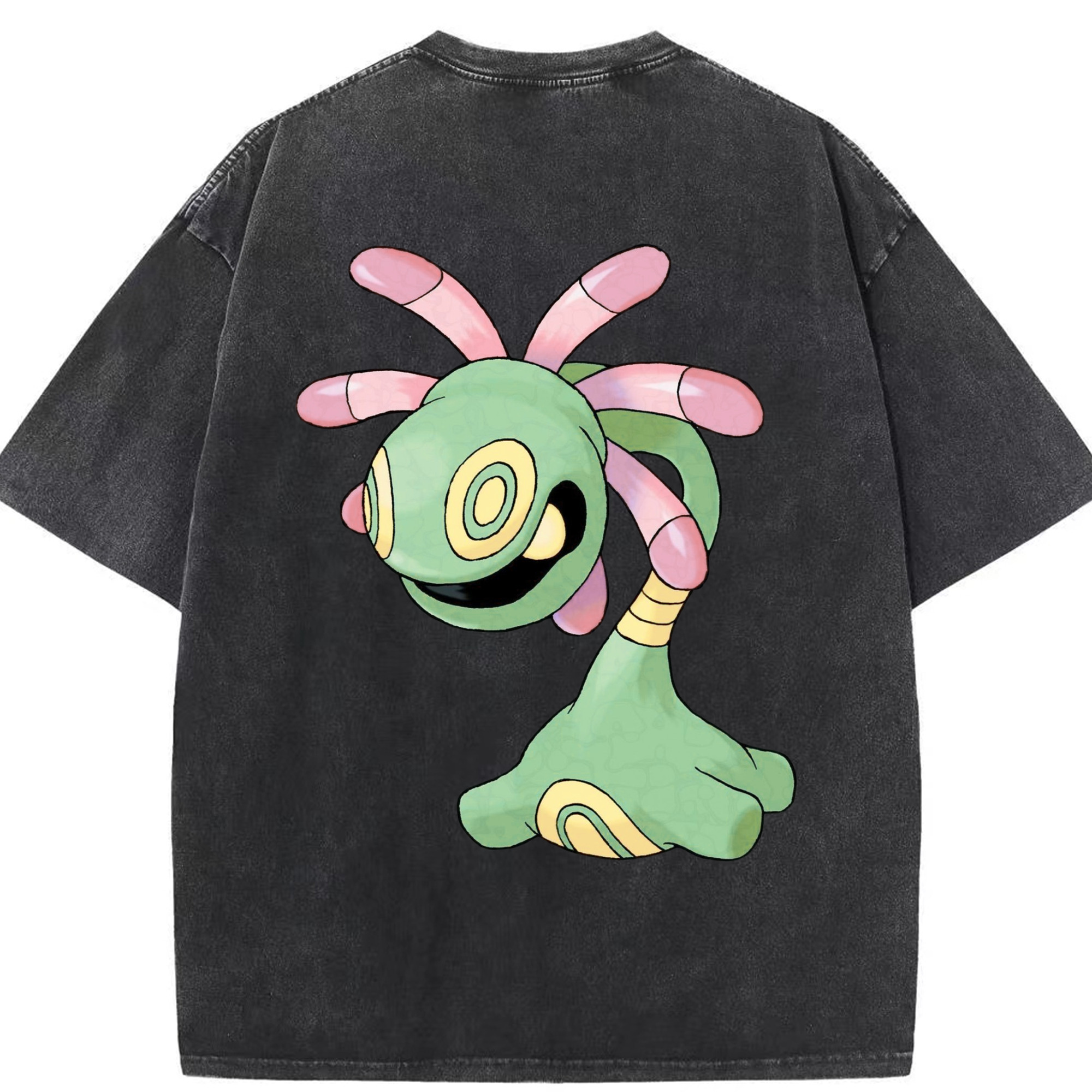 （画像用） ポケットモンスター Pokémon 綿100% ヴィンテージ風 半袖Tシャツ（背面プリント）