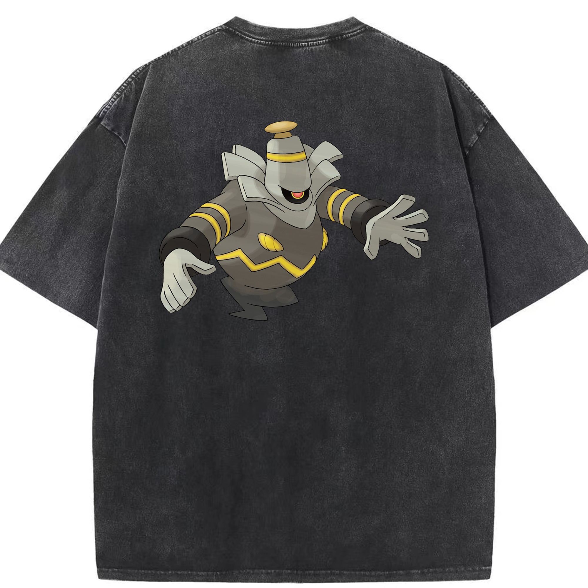 （画像用） ポケットモンスター Pokémon 綿100% ヴィンテージ風 半袖Tシャツ（背面プリント）