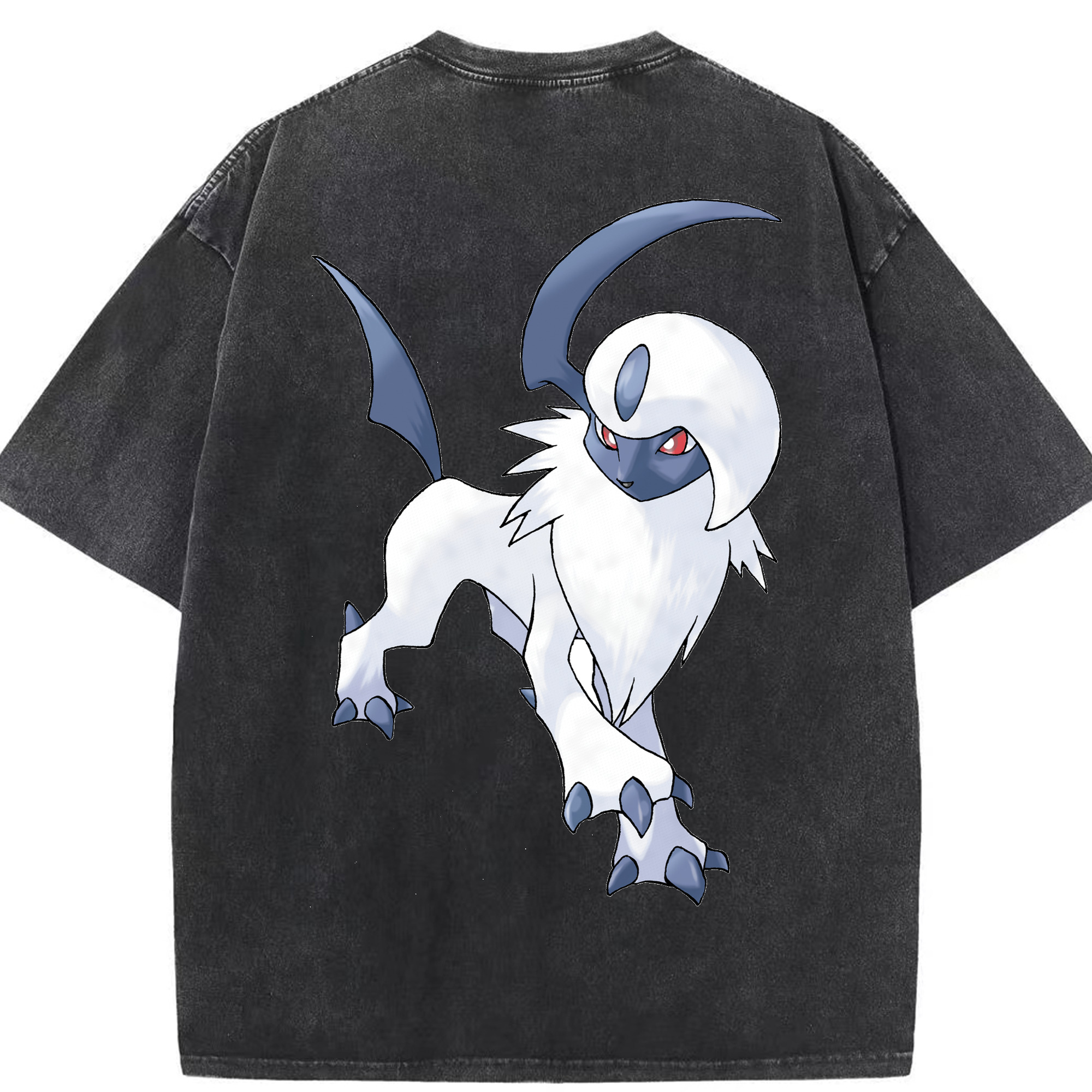 （画像用） ポケットモンスター Pokémon 綿100% ヴィンテージ風 半袖Tシャツ（背面プリント）