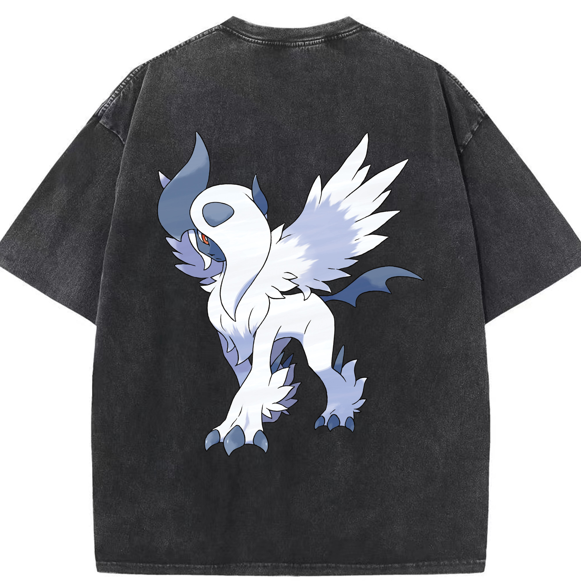 （画像用） ポケットモンスター Pokémon 綿100% ヴィンテージ風 半袖Tシャツ（背面プリント）