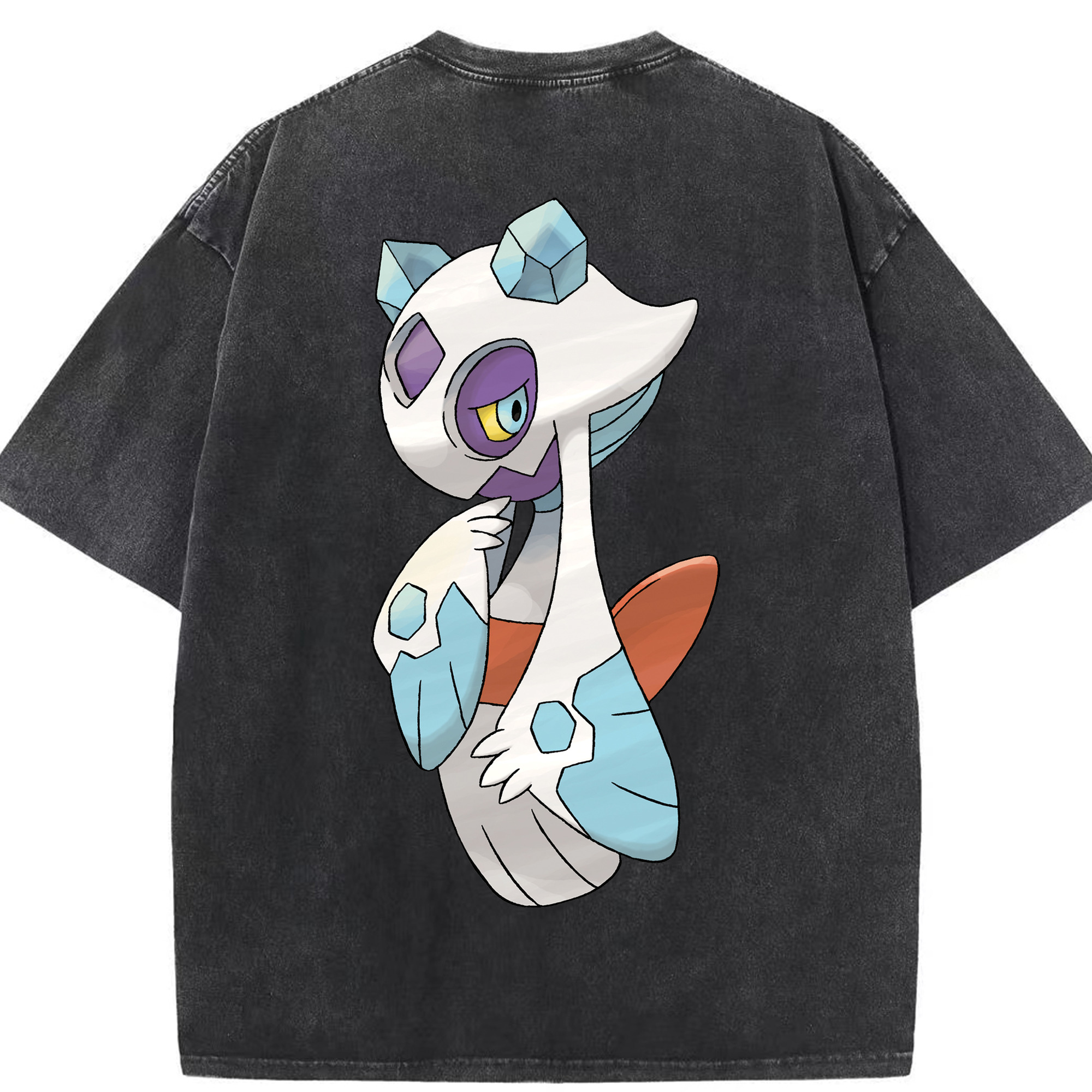 （画像用） ポケットモンスター Pokémon 綿100% ヴィンテージ風 半袖Tシャツ（背面プリント）