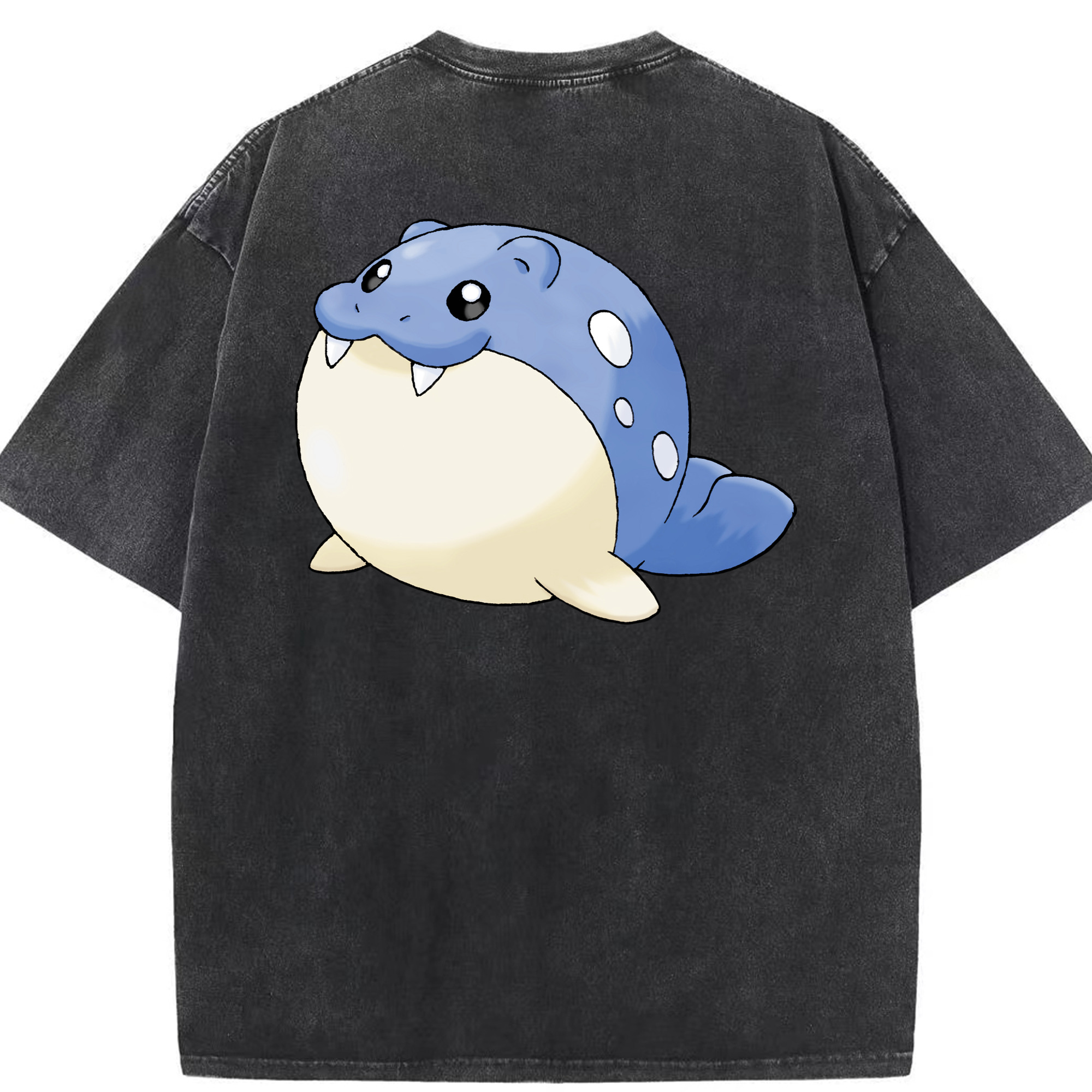 （画像用） ポケットモンスター Pokémon 綿100% ヴィンテージ風 半袖Tシャツ（背面プリント）