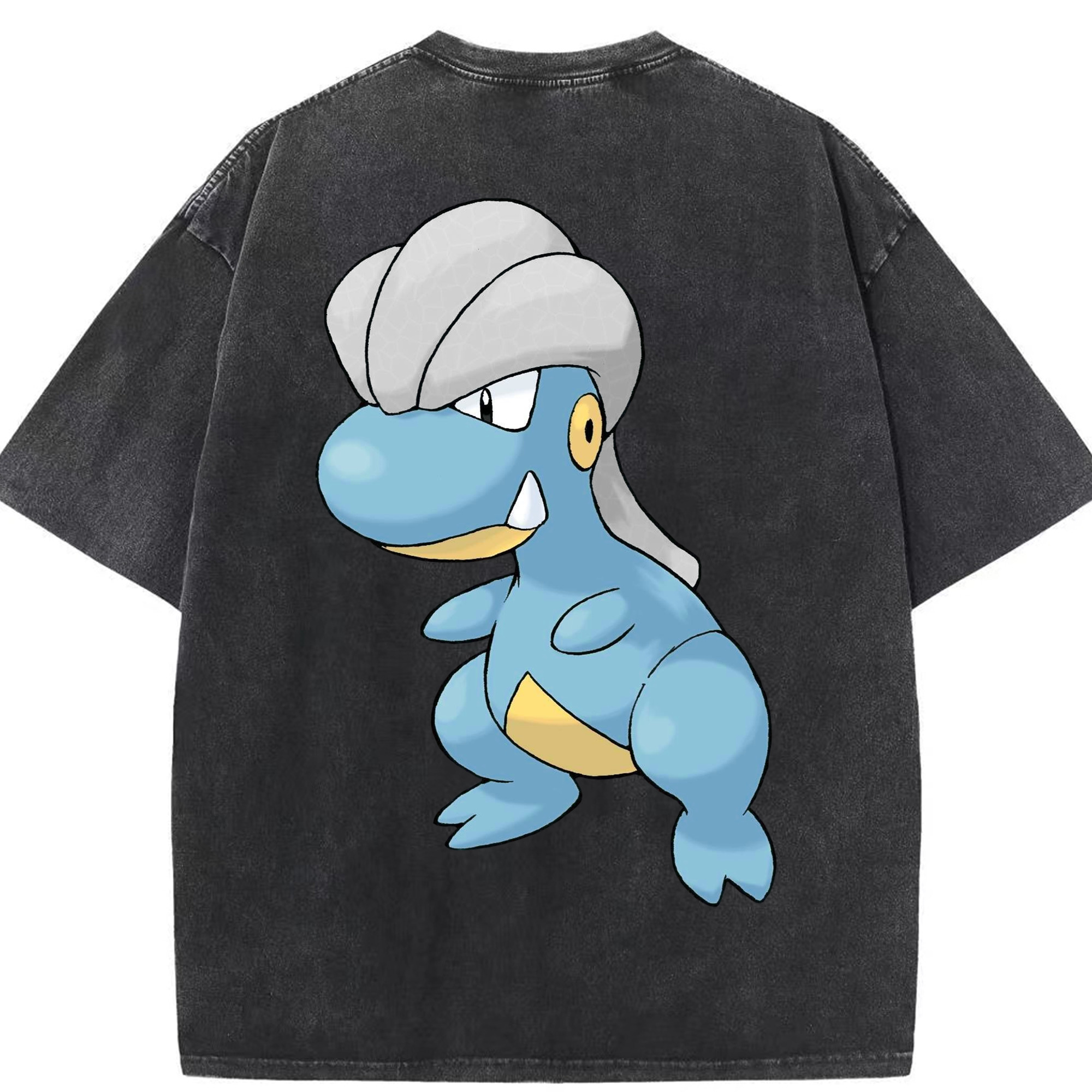 （画像用） ポケットモンスター Pokémon 綿100% ヴィンテージ風 半袖Tシャツ（背面プリント）