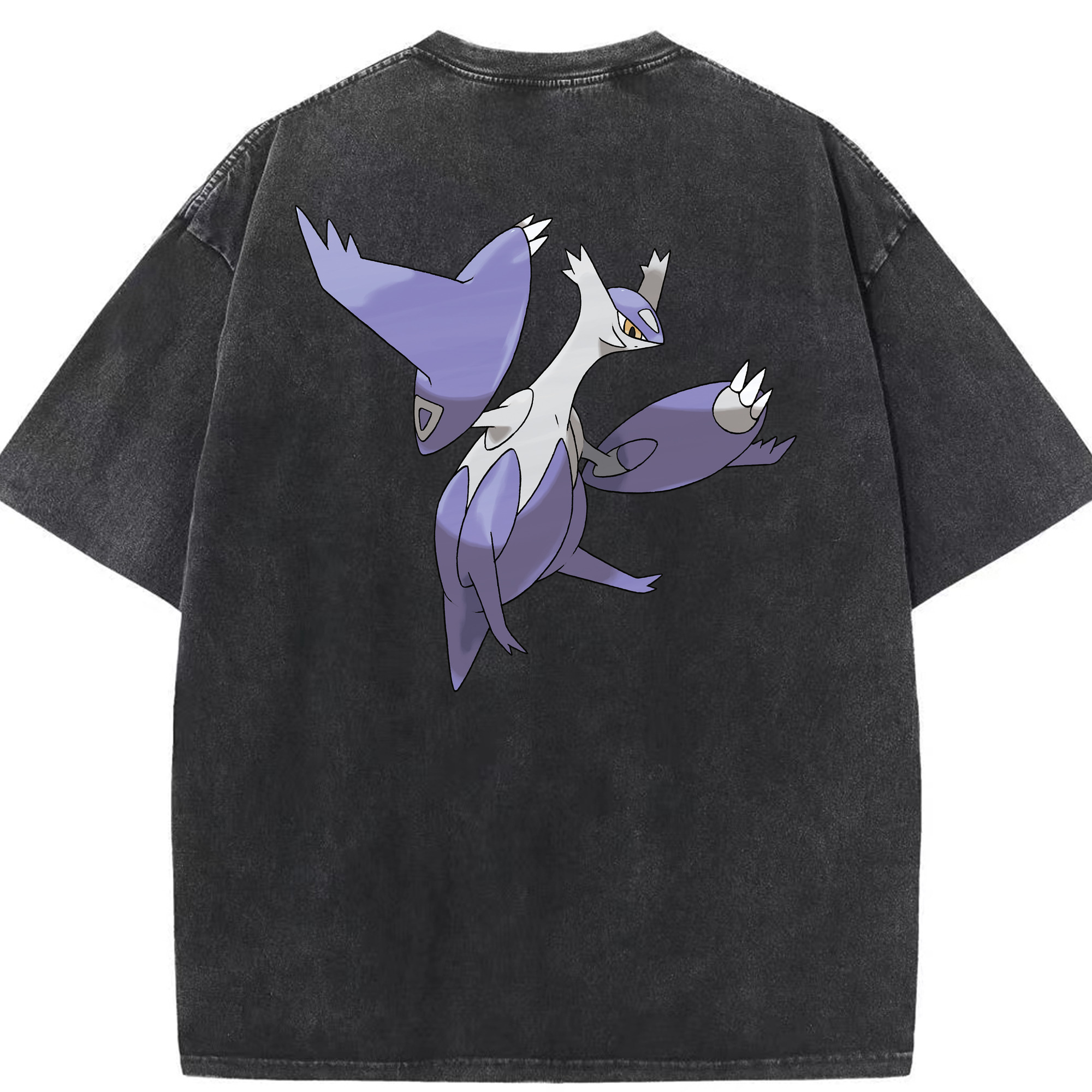 （画像用） ポケットモンスター Pokémon 綿100% ヴィンテージ風 半袖Tシャツ（背面プリント）