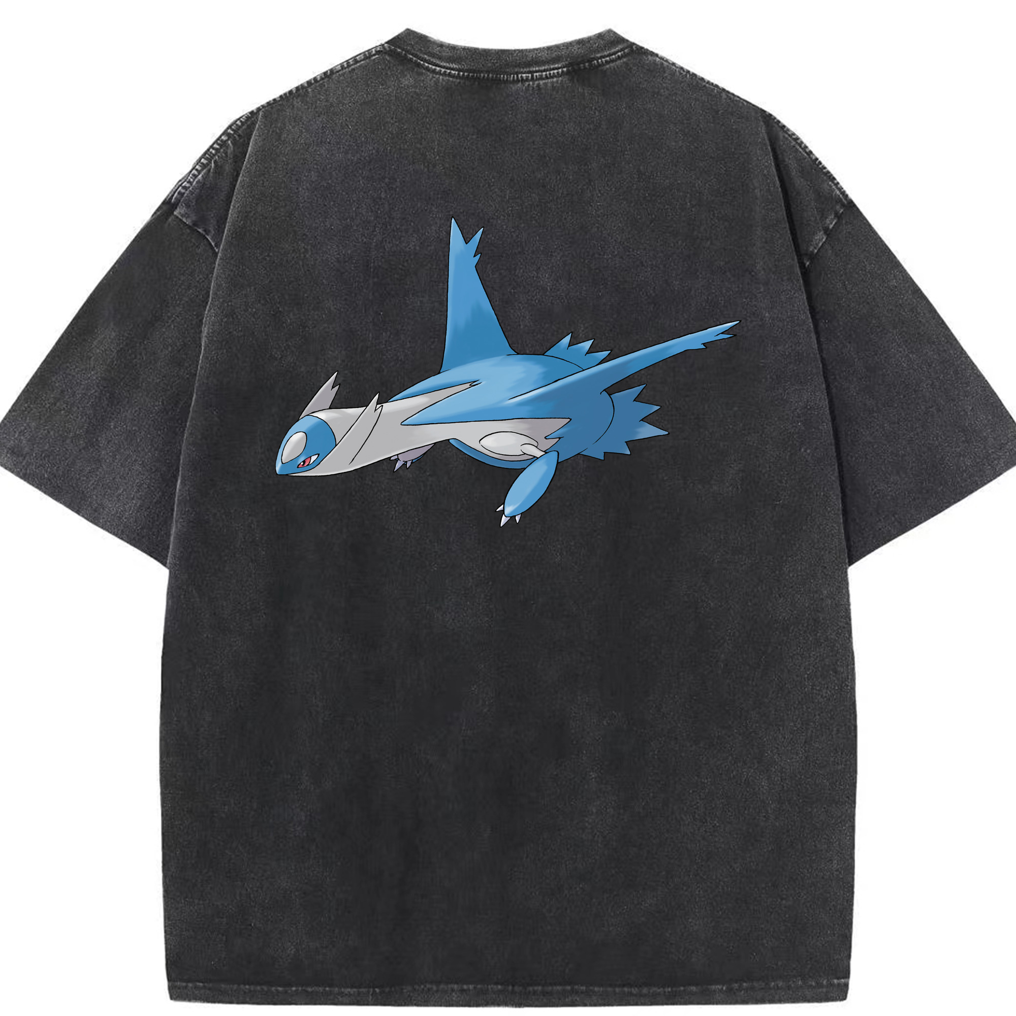 （画像用） ポケットモンスター Pokémon 綿100% ヴィンテージ風 半袖Tシャツ（背面プリント）