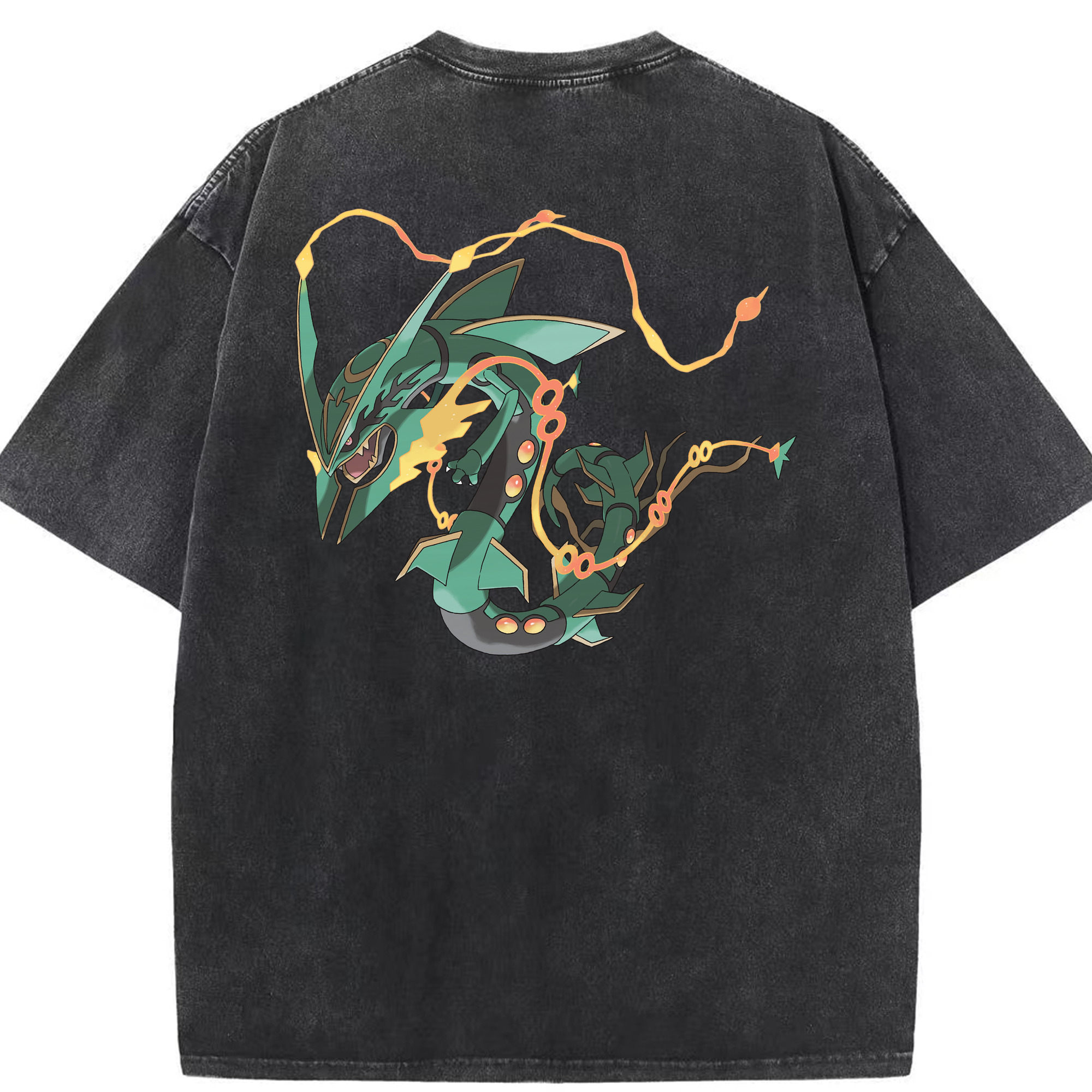 （画像用） ポケットモンスター Pokémon 綿100% ヴィンテージ風 半袖Tシャツ（背面プリント）