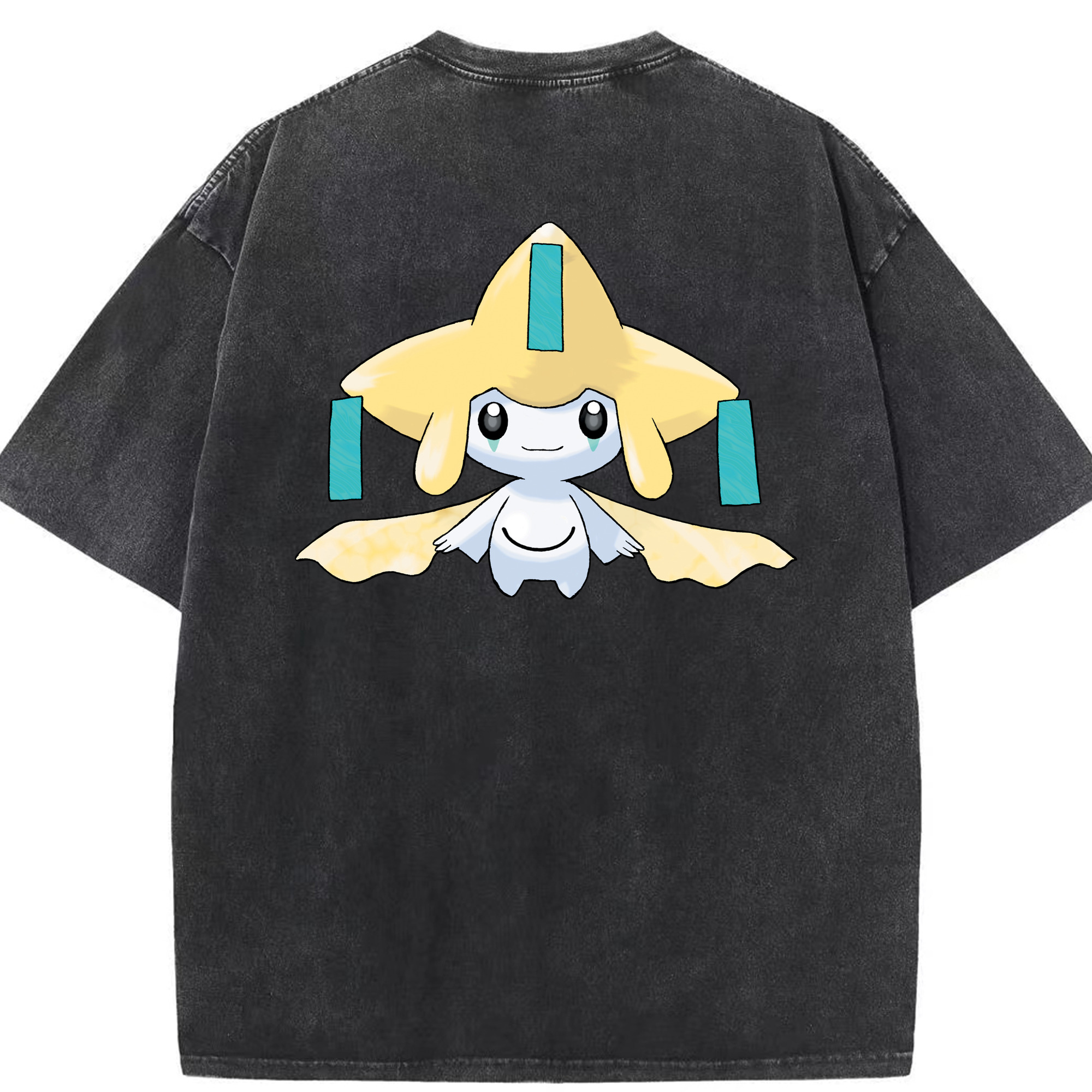 （画像用） ポケットモンスター Pokémon 綿100% ヴィンテージ風 半袖Tシャツ（背面プリント）