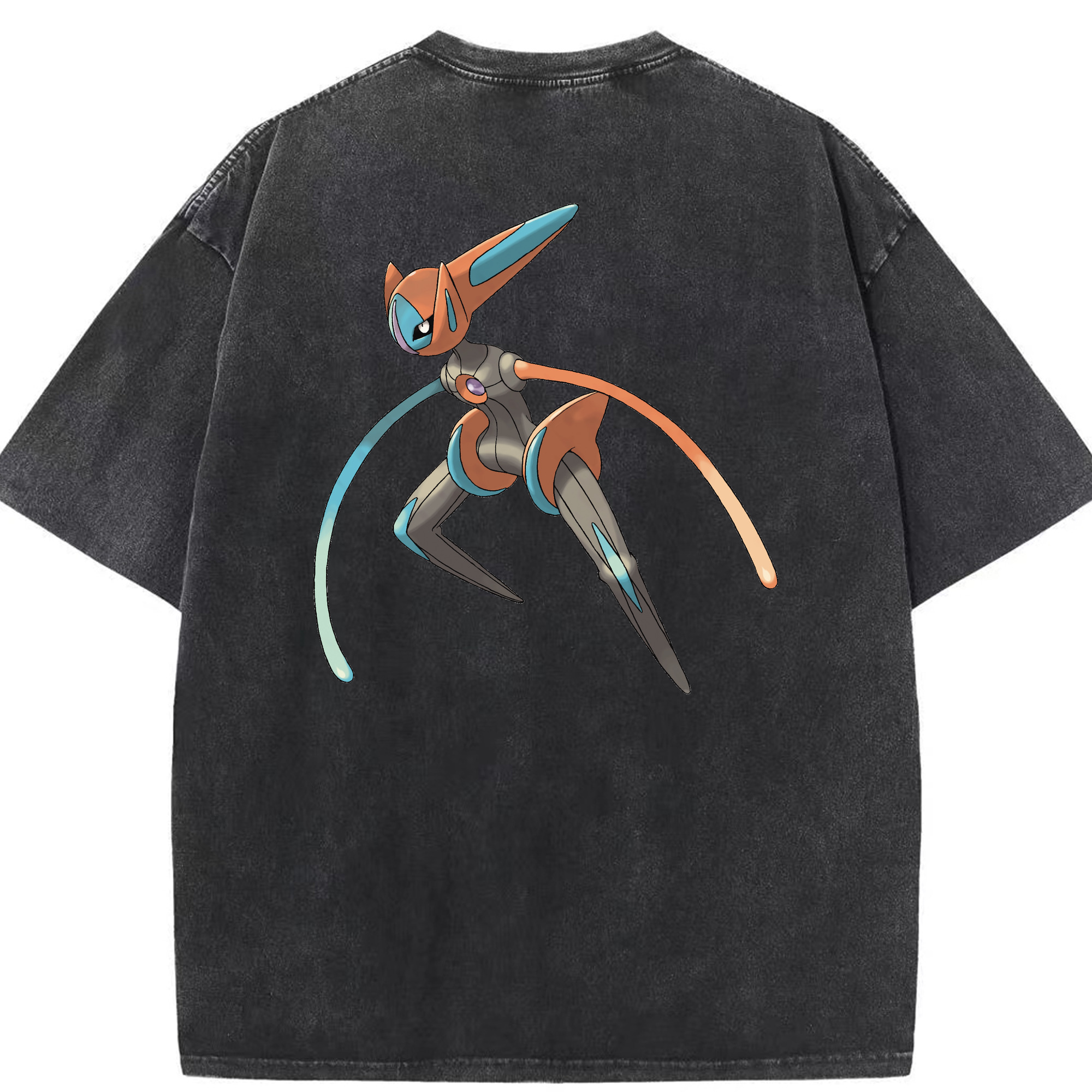 （画像用） ポケットモンスター Pokémon 綿100% ヴィンテージ風 半袖Tシャツ（背面プリント）