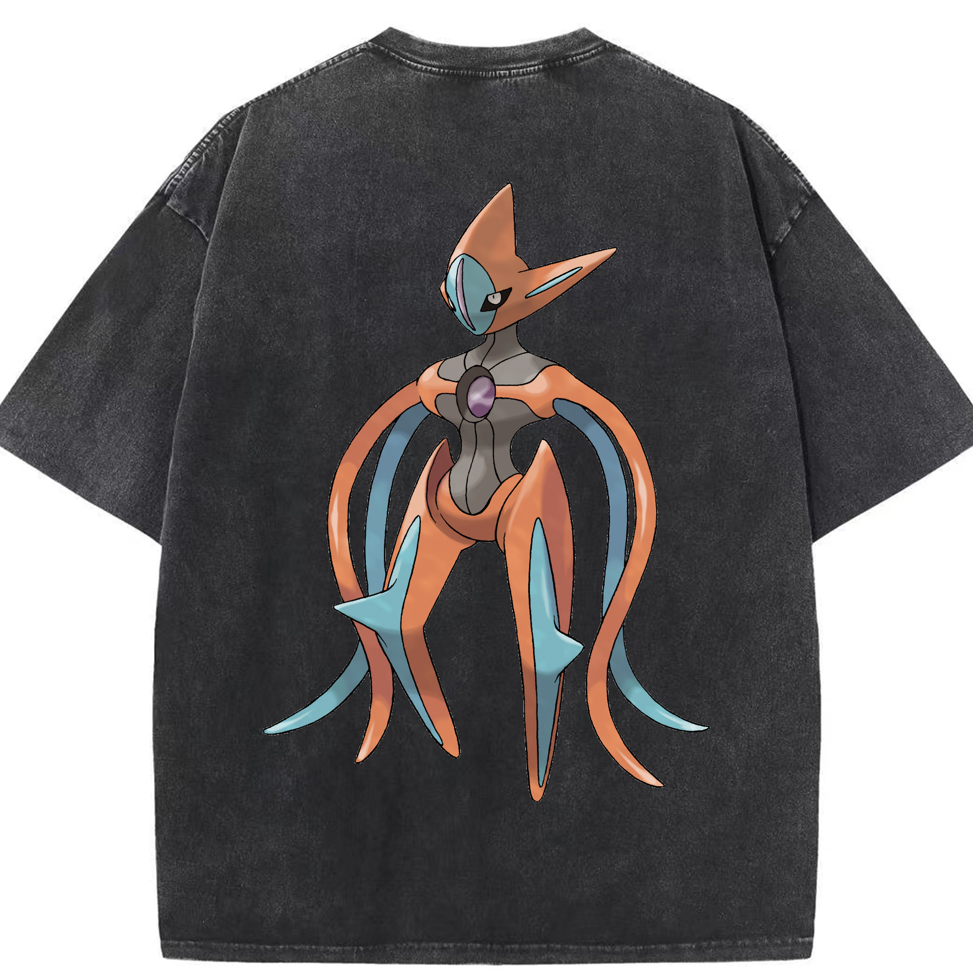 （画像用） ポケットモンスター Pokémon 綿100% ヴィンテージ風 半袖Tシャツ（背面プリント）