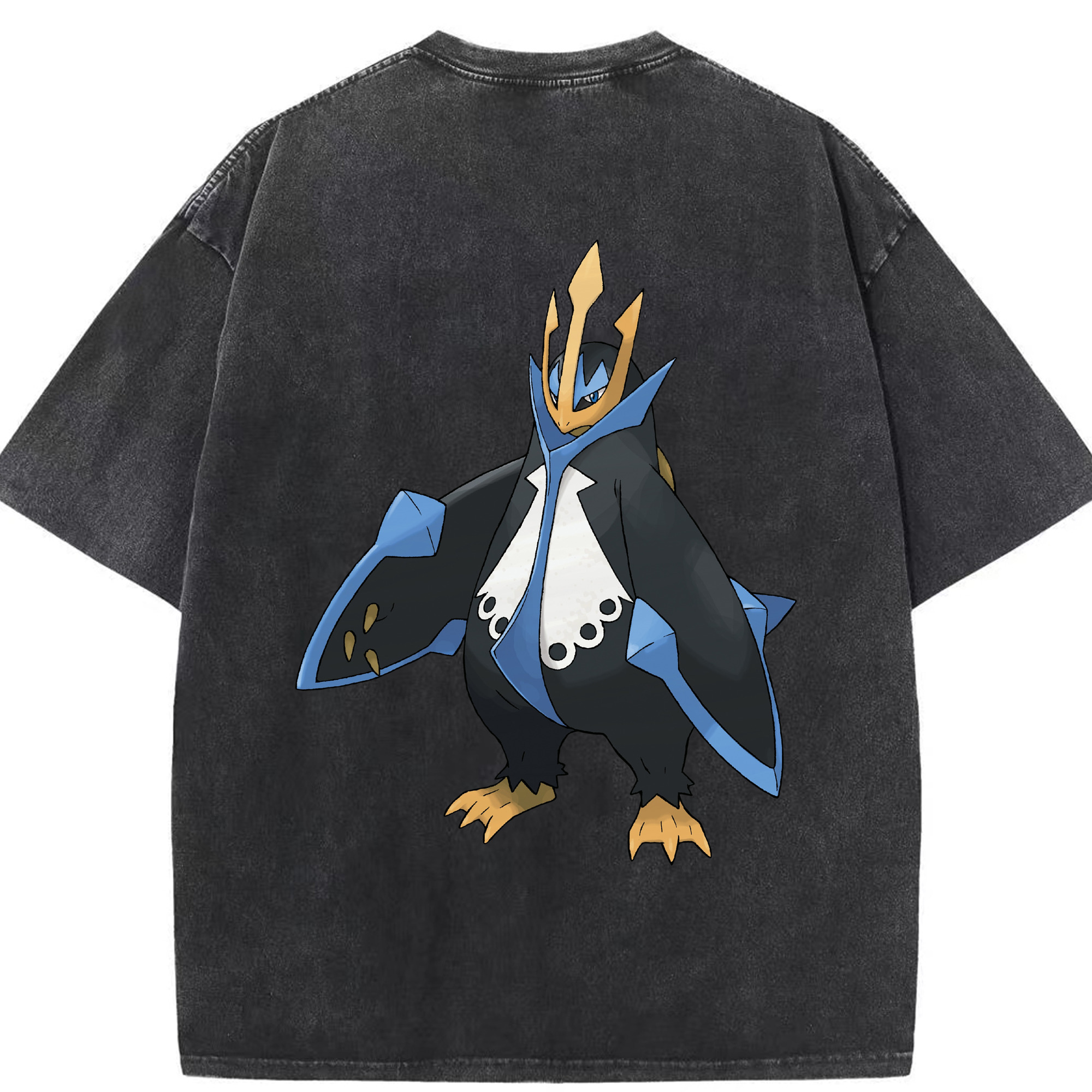 （画像用） ポケットモンスター Pokémon 綿100% ヴィンテージ風 半袖Tシャツ（背面プリント）