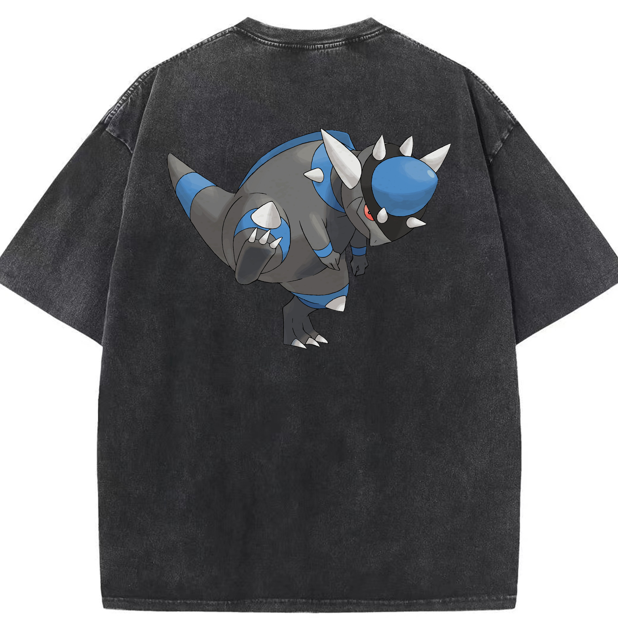 （画像用） ポケットモンスター Pokémon 綿100% ヴィンテージ風 半袖Tシャツ（背面プリント）