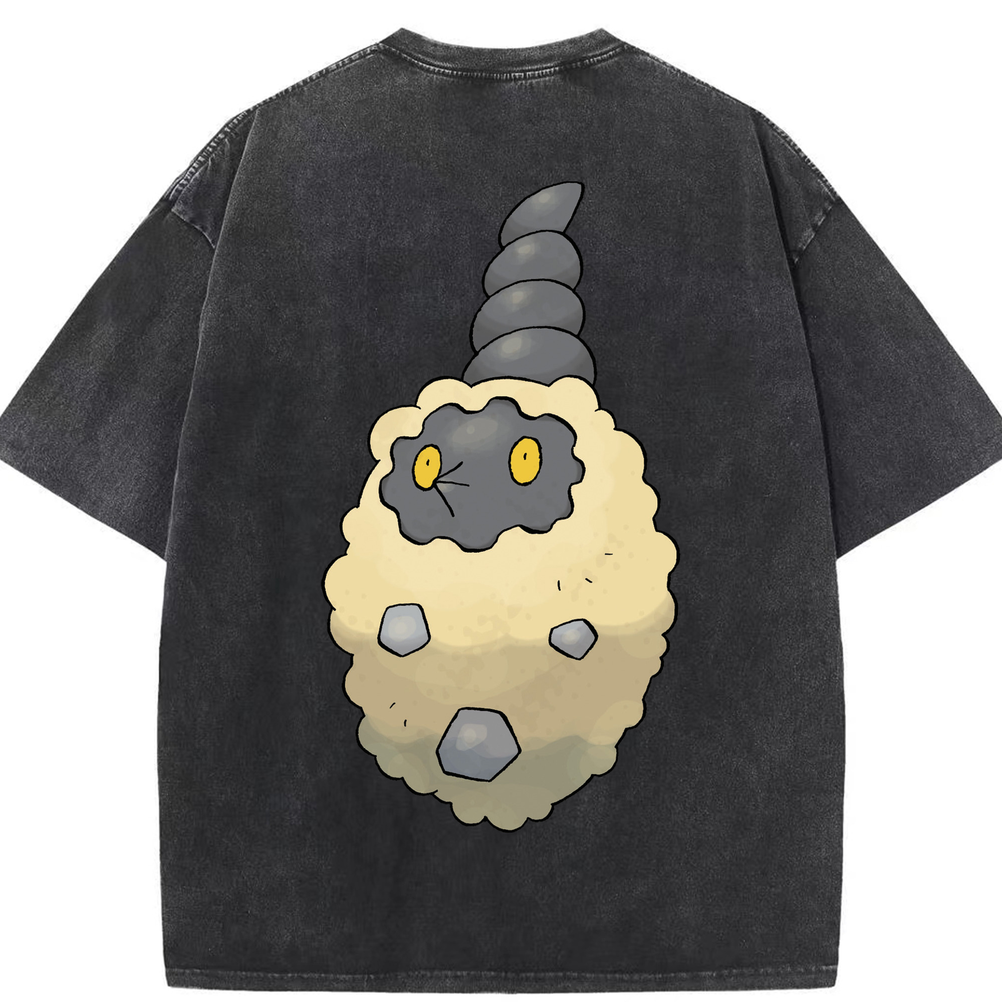 （画像用） ポケットモンスター Pokémon 綿100% ヴィンテージ風 半袖Tシャツ（背面プリント）