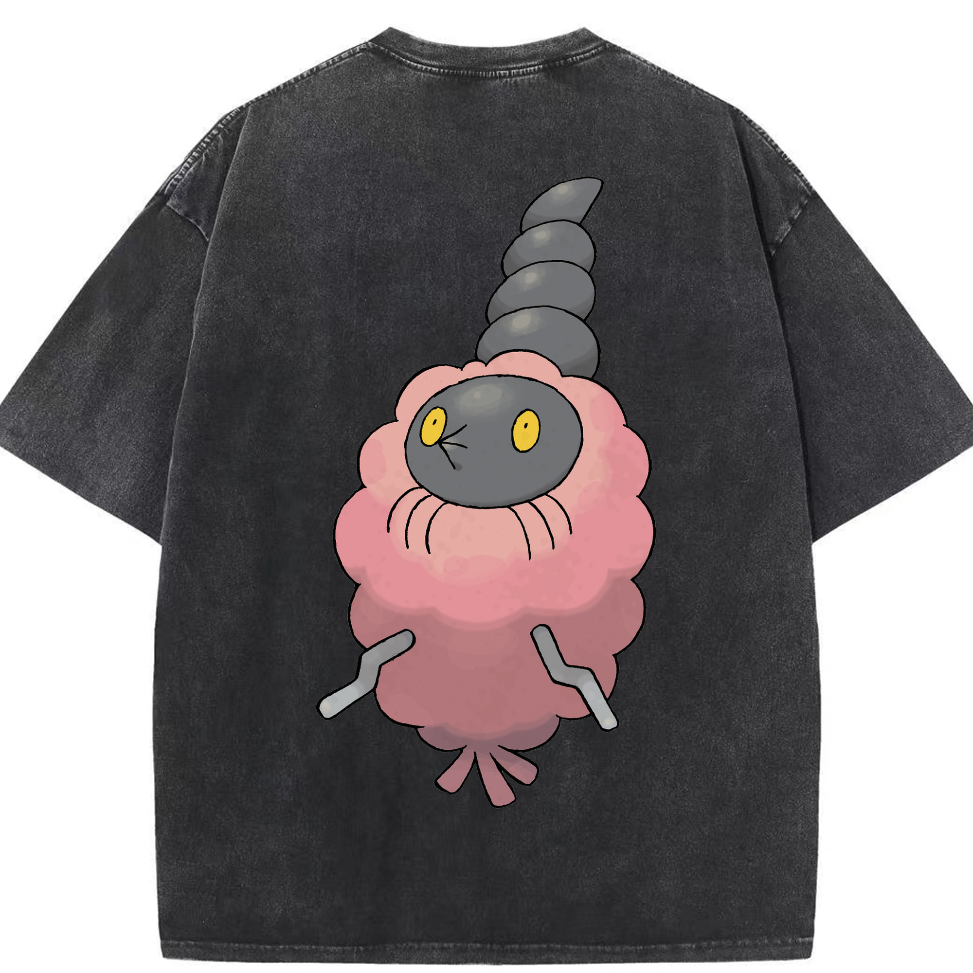 （画像用） ポケットモンスター Pokémon 綿100% ヴィンテージ風 半袖Tシャツ（背面プリント）