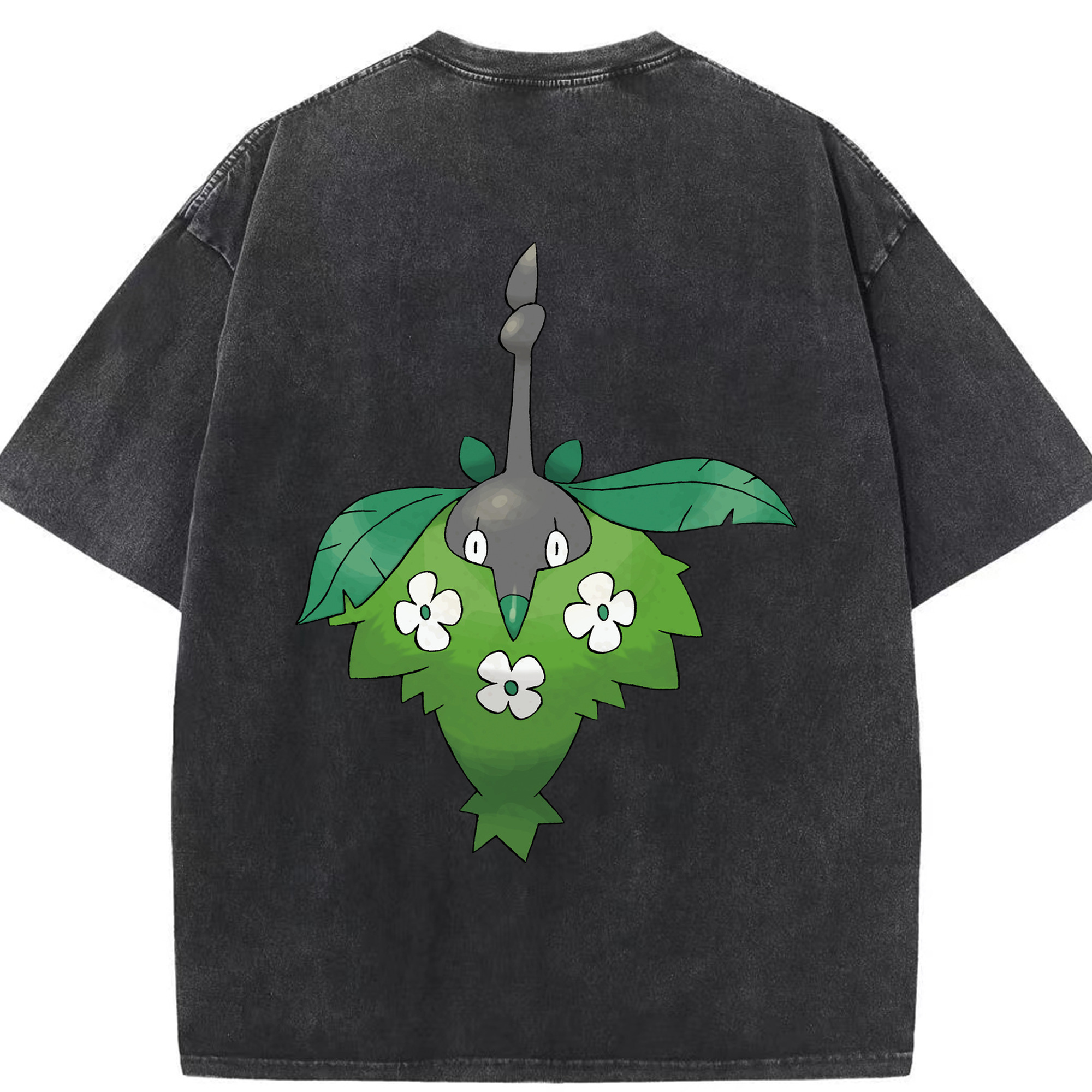 （画像用） ポケットモンスター Pokémon 綿100% ヴィンテージ風 半袖Tシャツ（背面プリント）