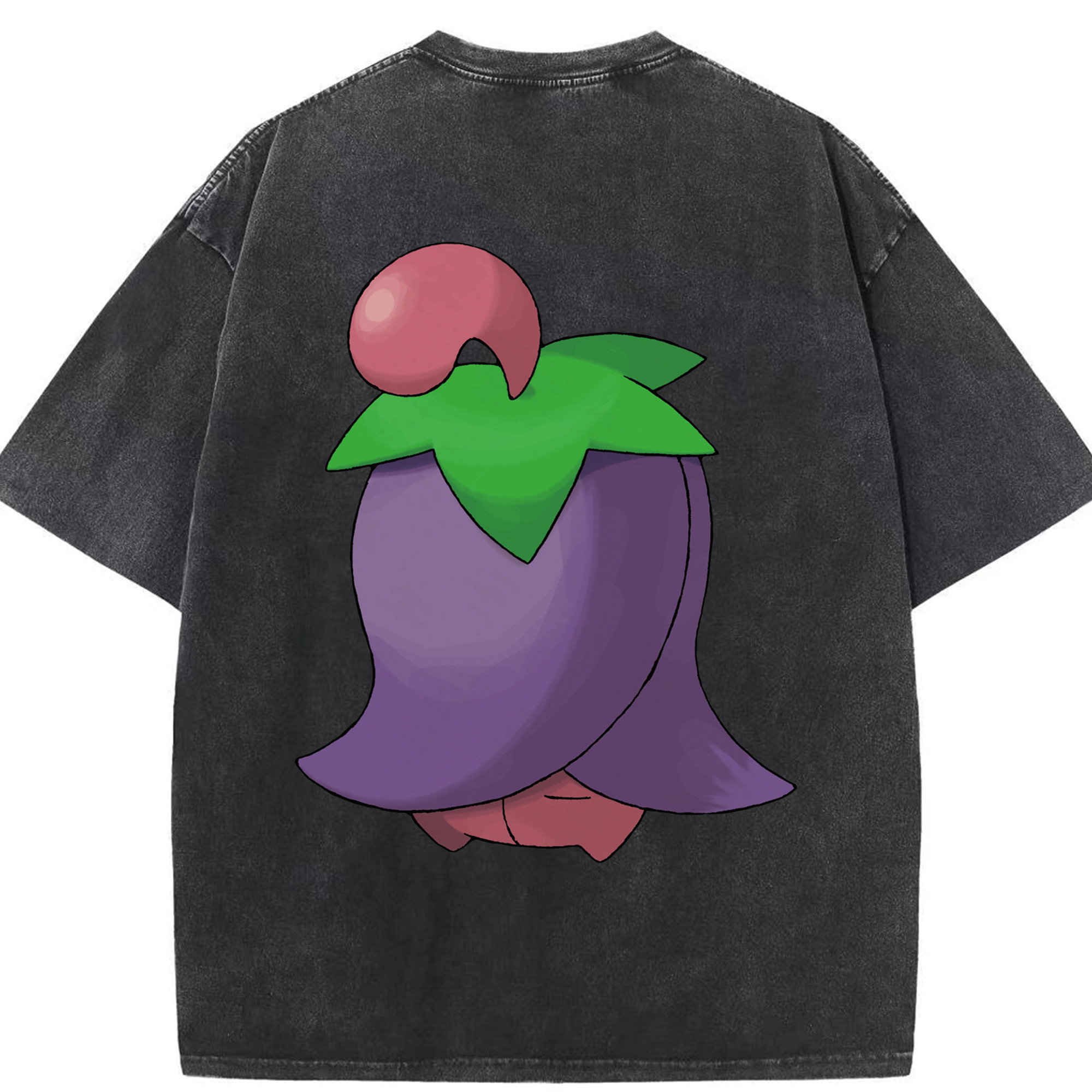 （画像用） ポケットモンスター Pokémon 綿100% ヴィンテージ風 半袖Tシャツ（背面プリント）