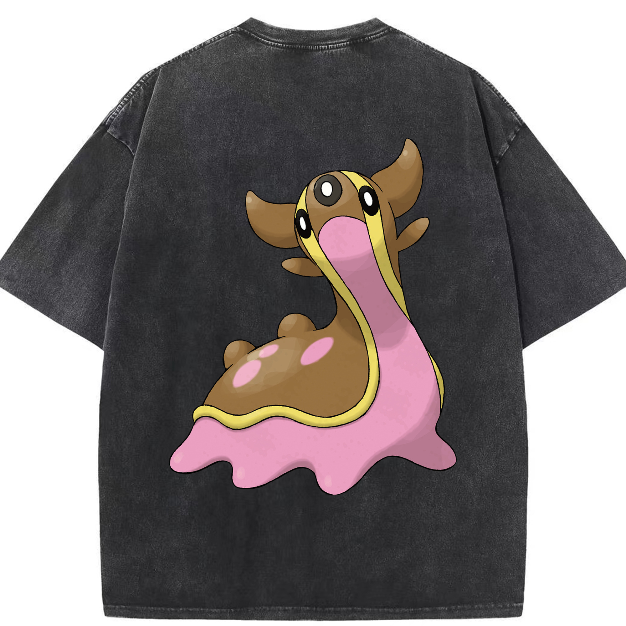 （画像用） ポケットモンスター Pokémon 綿100% ヴィンテージ風 半袖Tシャツ（背面プリント）