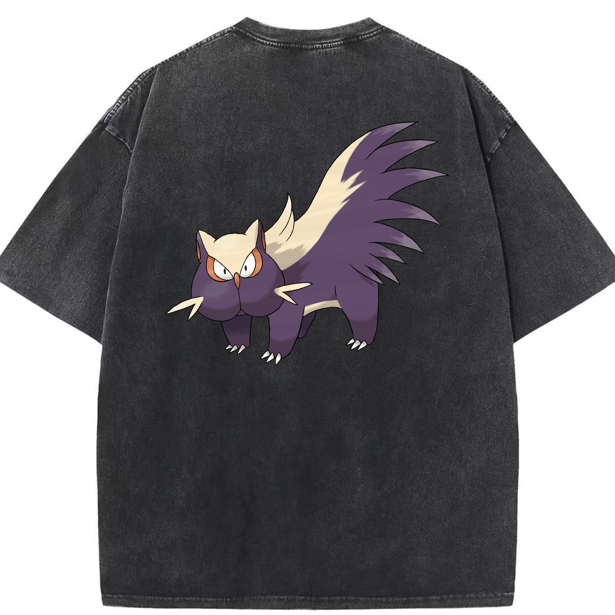 （画像用） ポケットモンスター Pokémon 綿100% ヴィンテージ風 半袖Tシャツ（背面プリント）