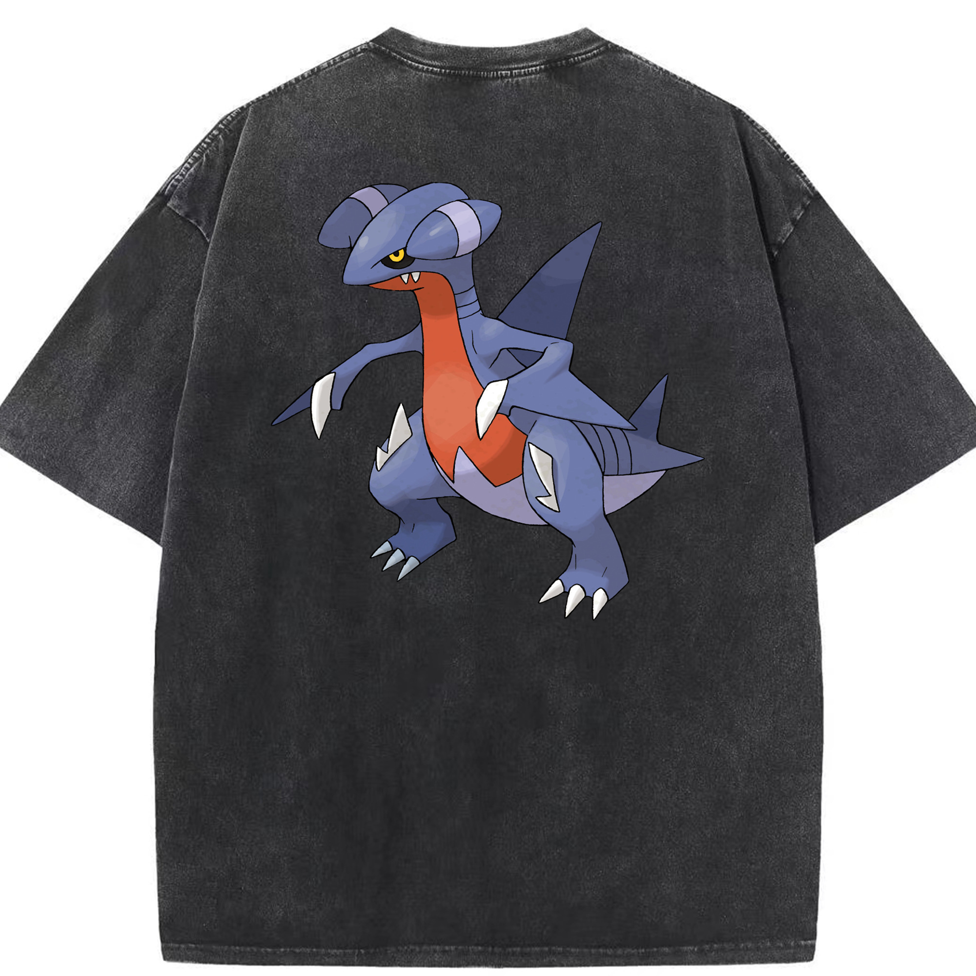 （画像用） ポケットモンスター Pokémon 綿100% ヴィンテージ風 半袖Tシャツ（背面プリント）