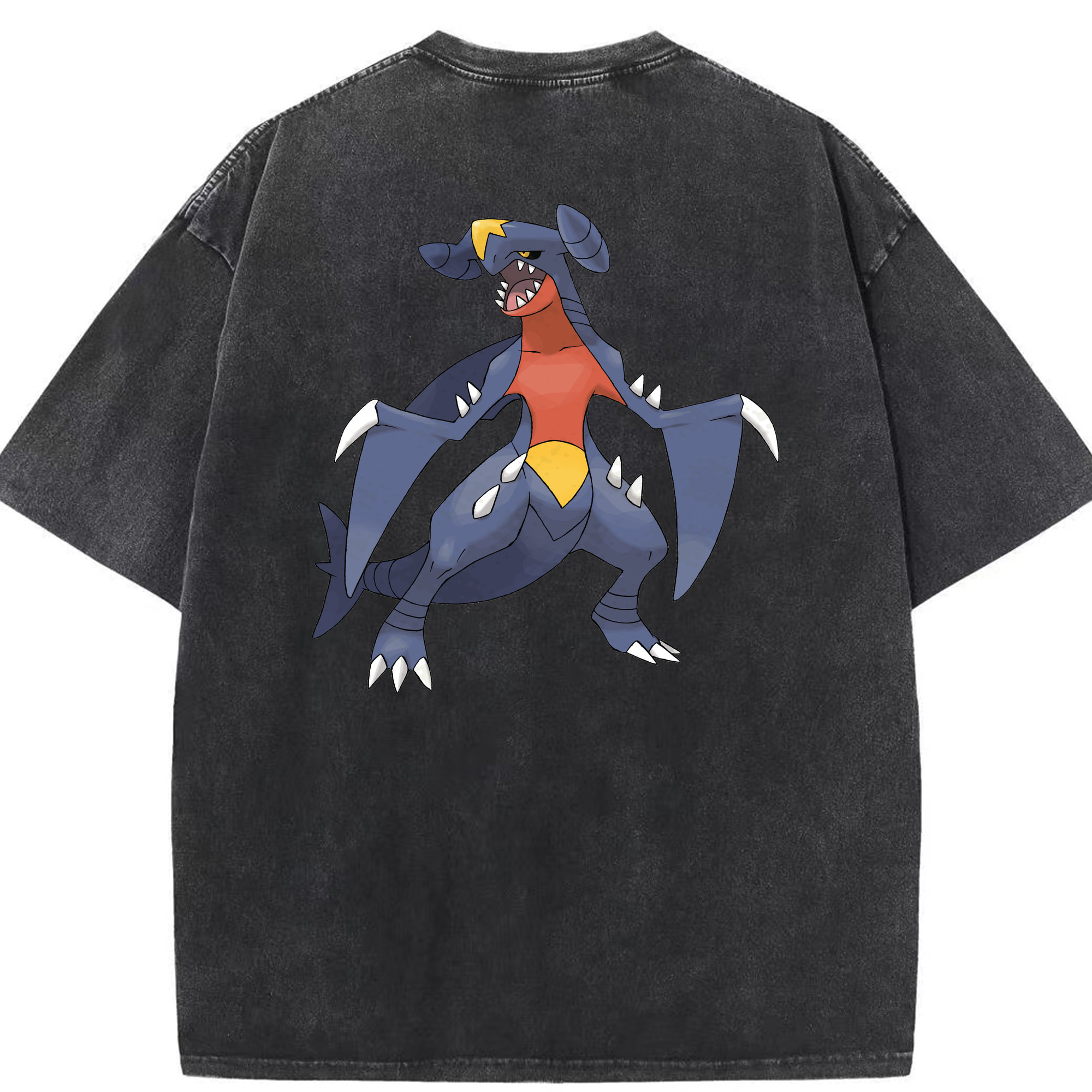 （画像用） ポケットモンスター Pokémon 綿100% ヴィンテージ風 半袖Tシャツ（背面プリント）