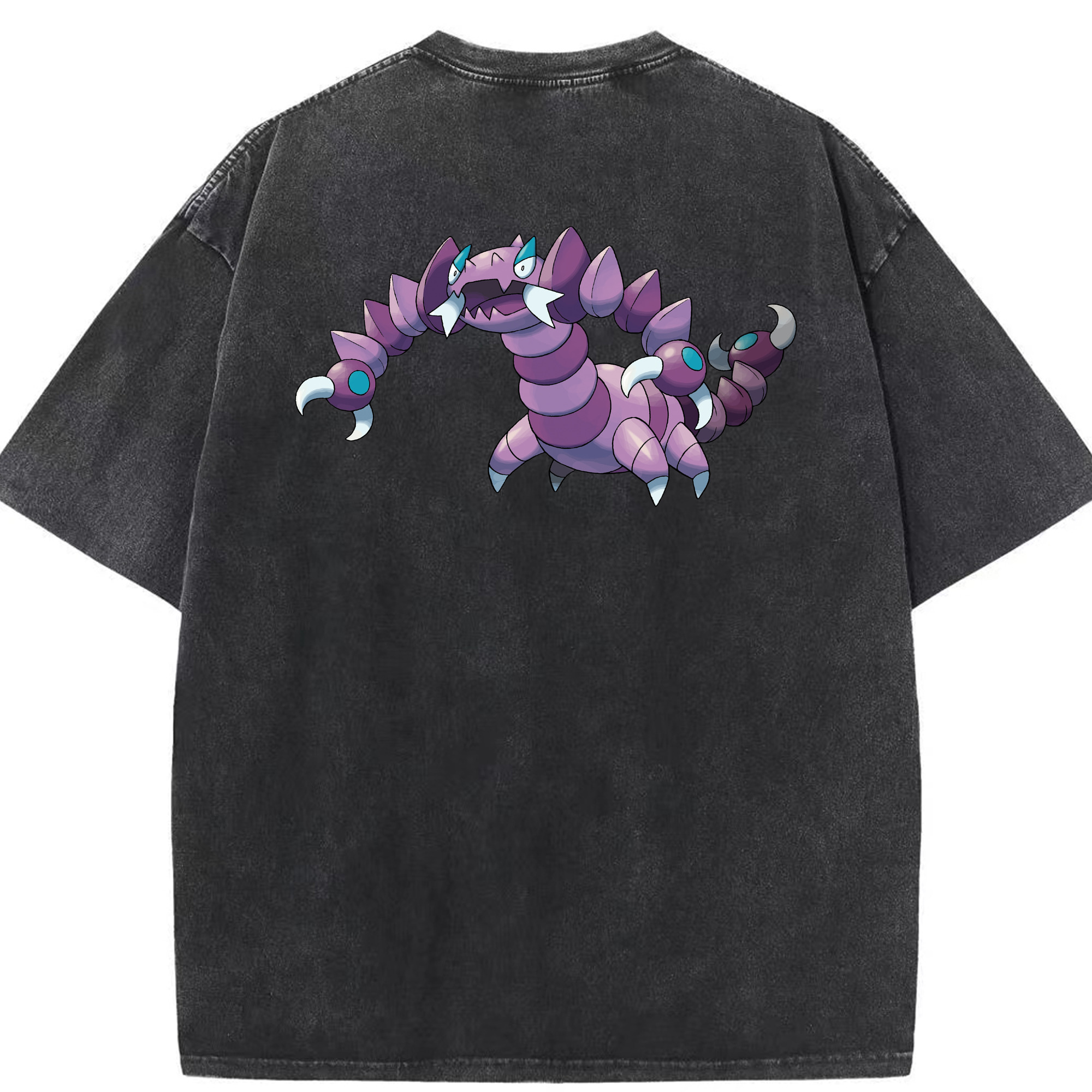 （画像用） ポケットモンスター Pokémon 綿100% ヴィンテージ風 半袖Tシャツ（背面プリント）