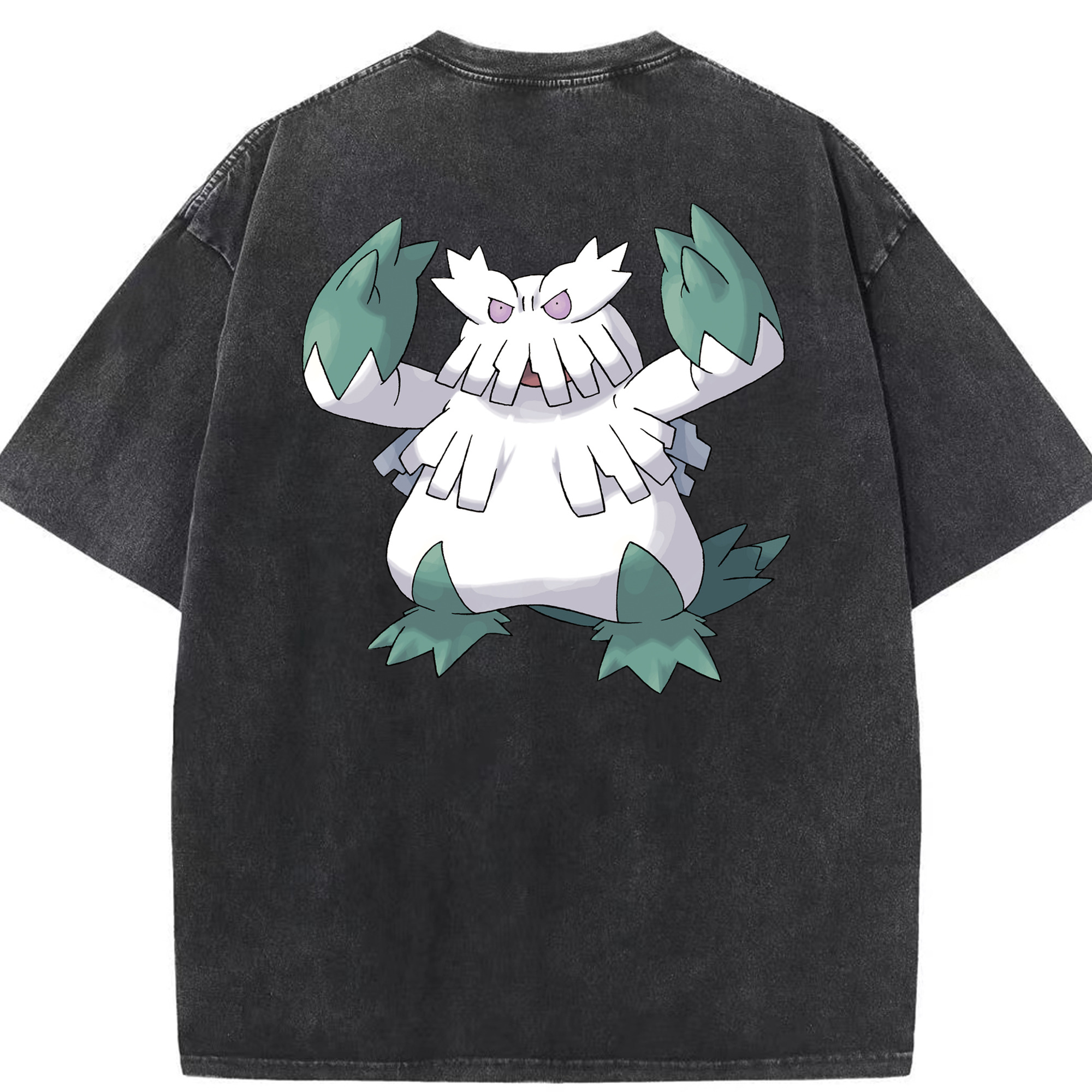 （画像用） ポケットモンスター Pokémon 綿100% ヴィンテージ風 半袖Tシャツ（背面プリント）