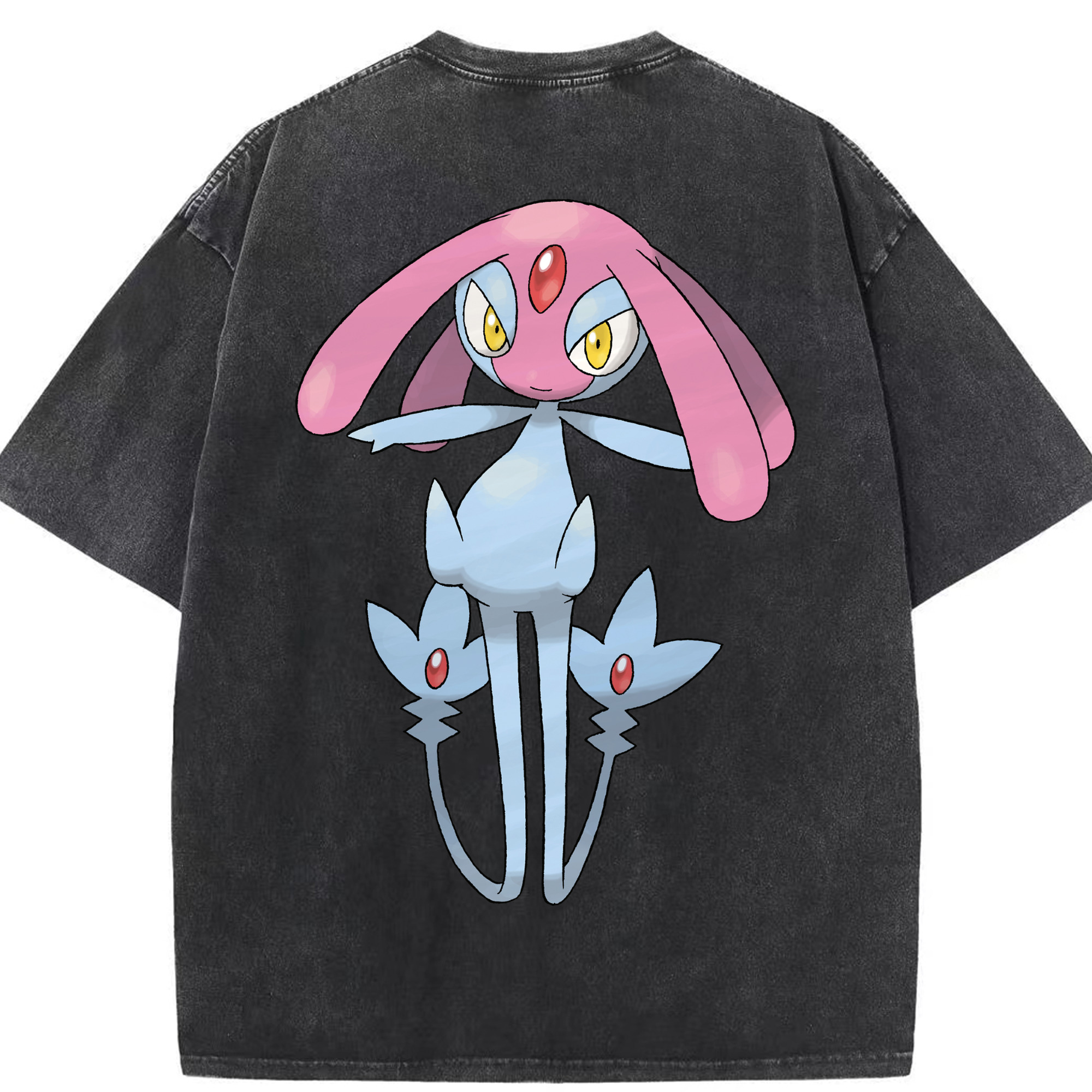 （画像用） ポケットモンスター Pokémon 綿100% ヴィンテージ風 半袖Tシャツ（背面プリント）