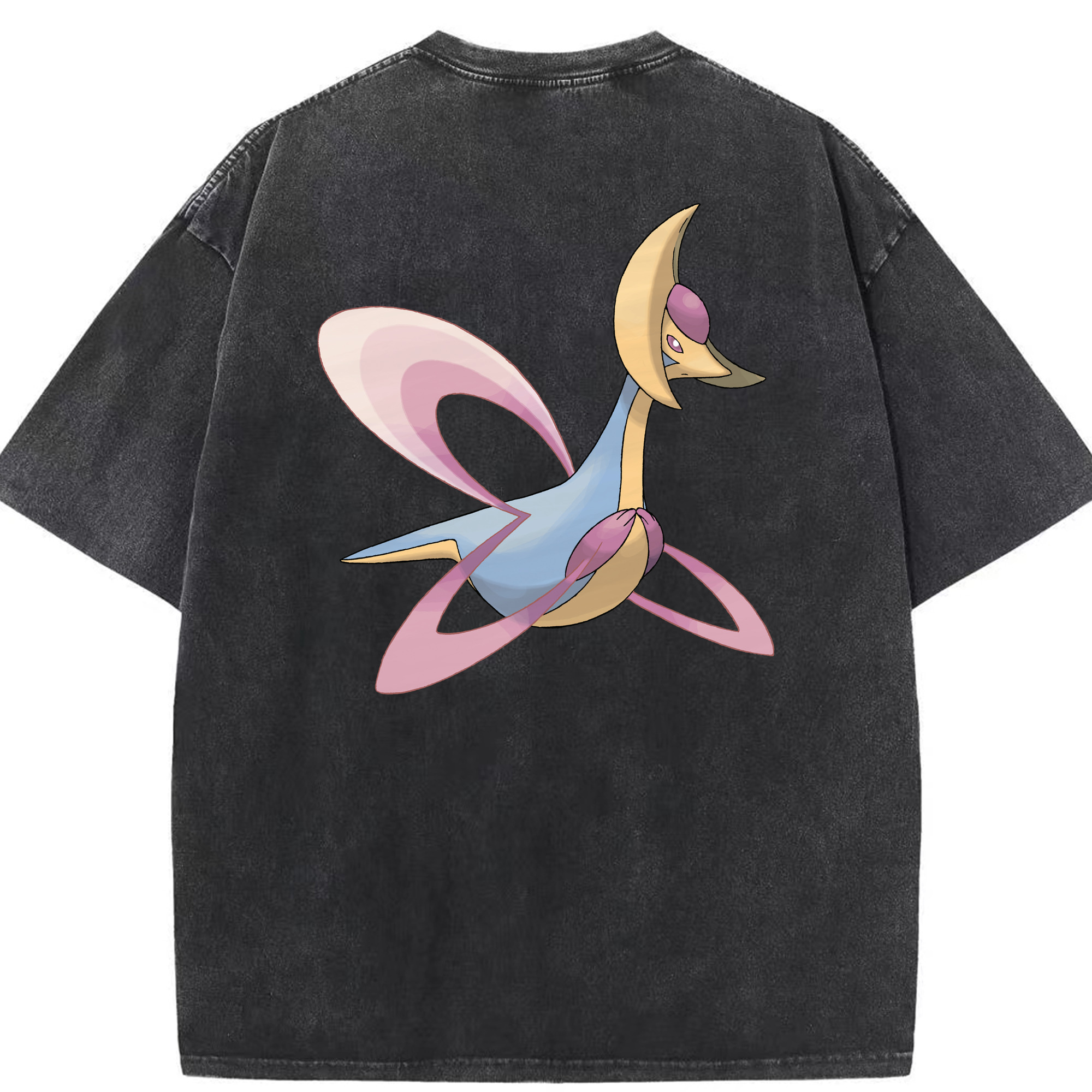 （画像用） ポケットモンスター Pokémon 綿100% ヴィンテージ風 半袖Tシャツ（背面プリント）
