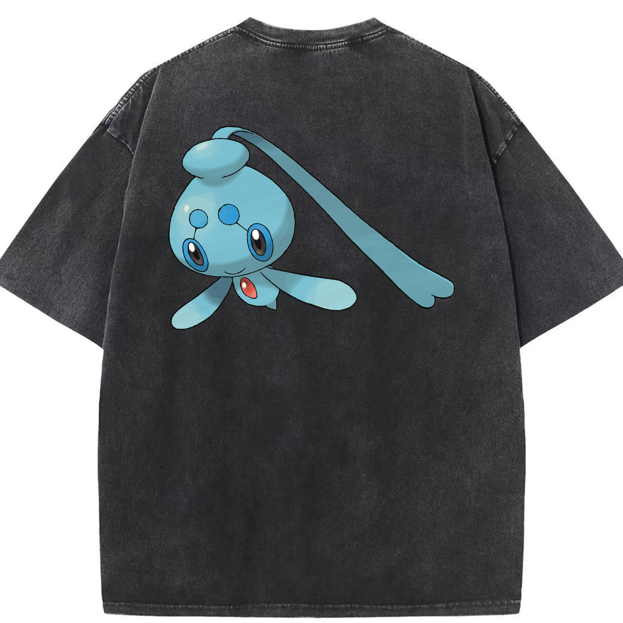 （画像用） ポケットモンスター Pokémon 綿100% ヴィンテージ風 半袖Tシャツ（背面プリント）