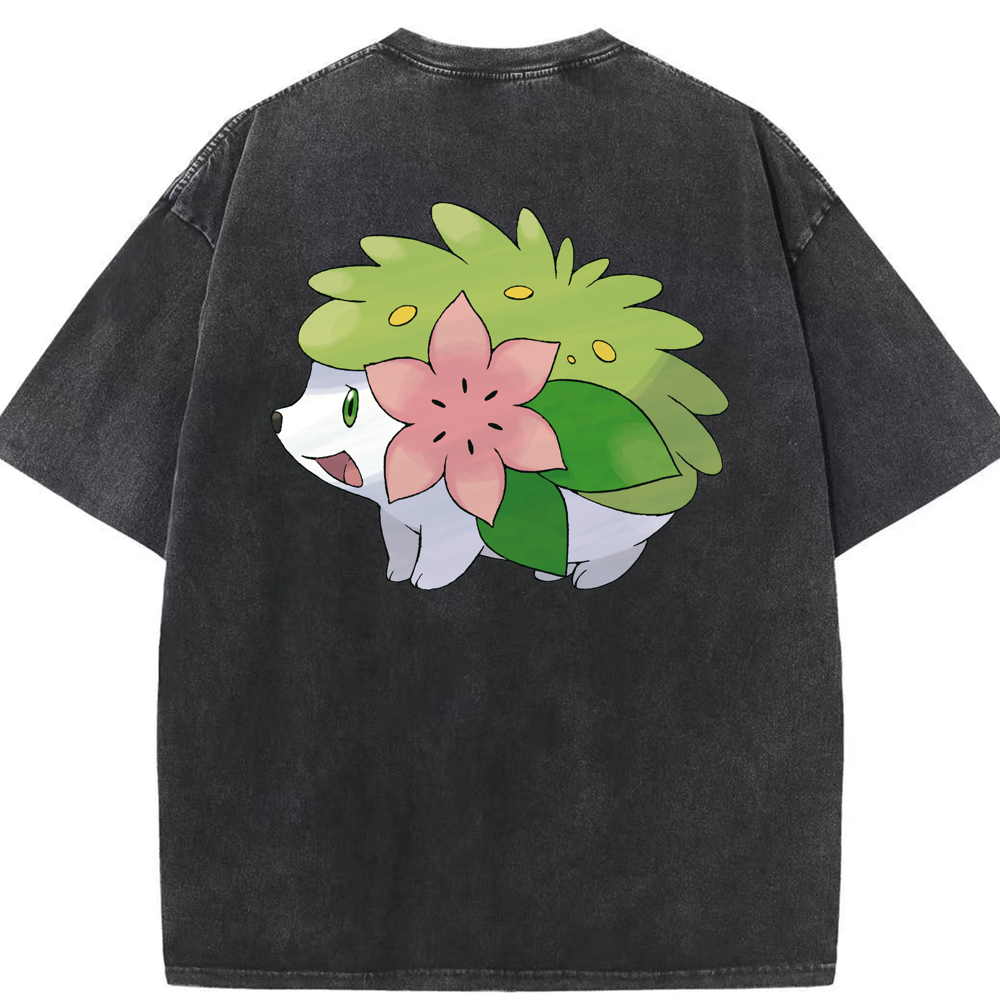 （画像用） ポケットモンスター Pokémon 綿100% ヴィンテージ風 半袖Tシャツ（背面プリント）