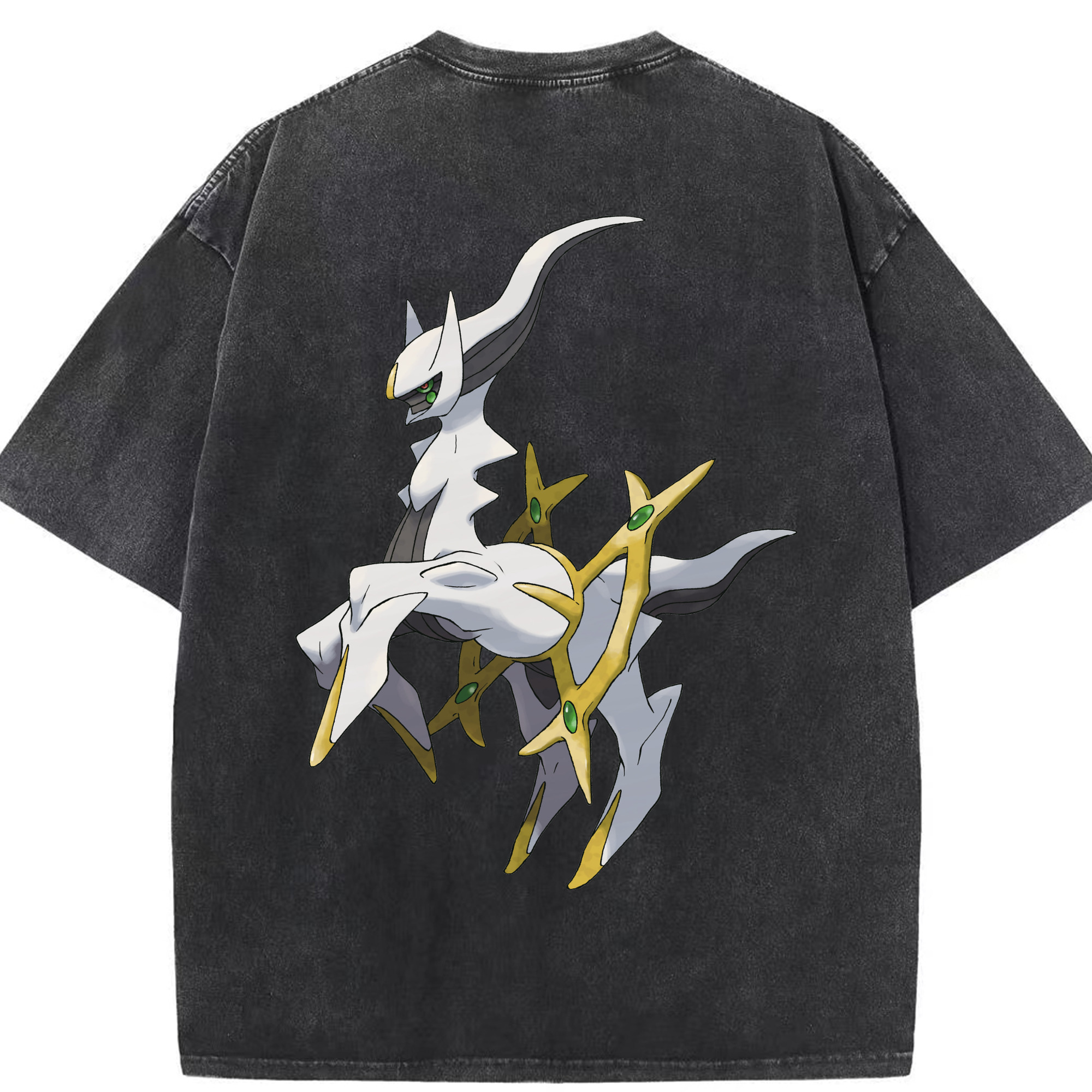 （画像用） ポケットモンスター Pokémon 綿100% ヴィンテージ風 半袖Tシャツ（背面プリント）