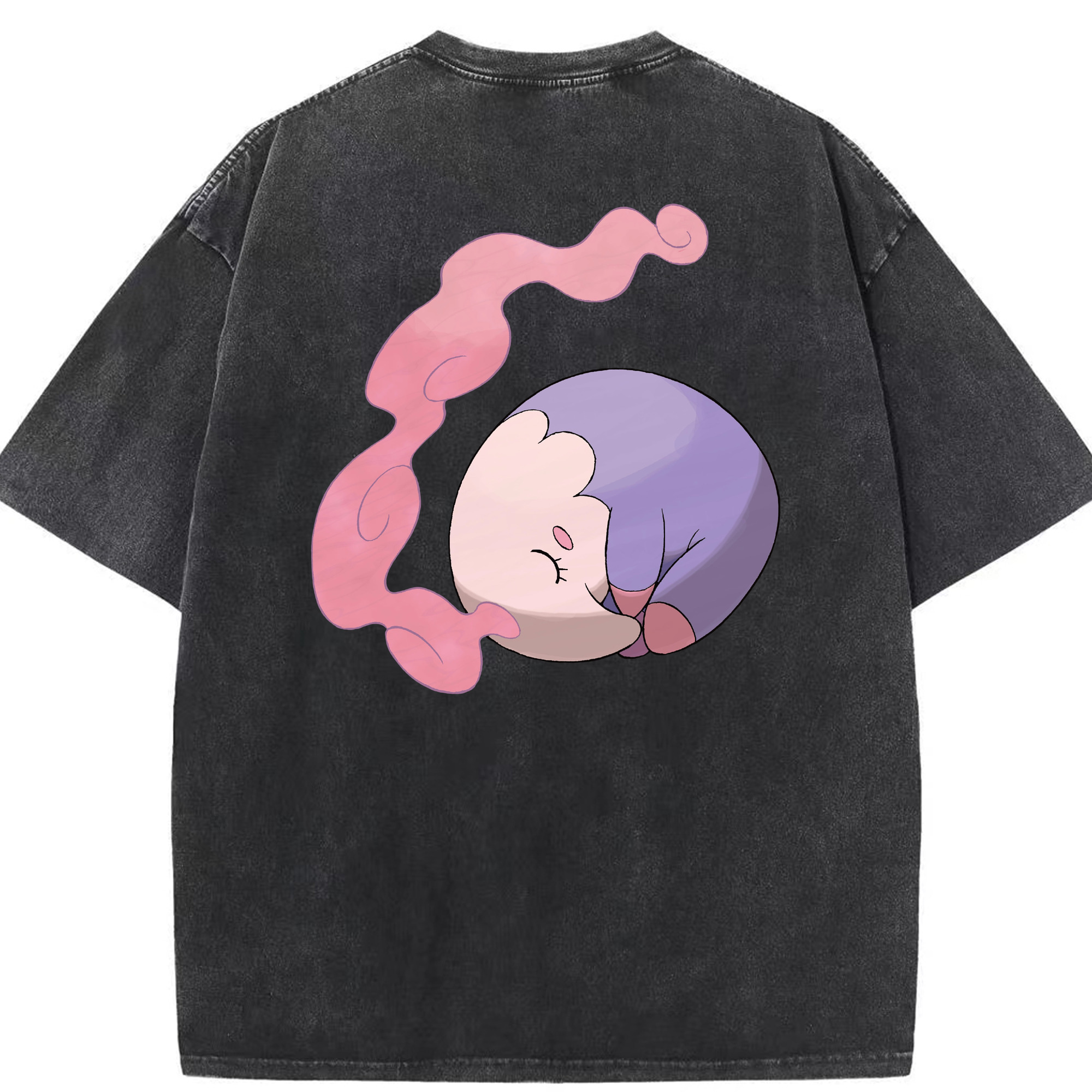 （画像用） ポケットモンスター Pokémon 綿100% ヴィンテージ風 半袖Tシャツ（背面プリント）