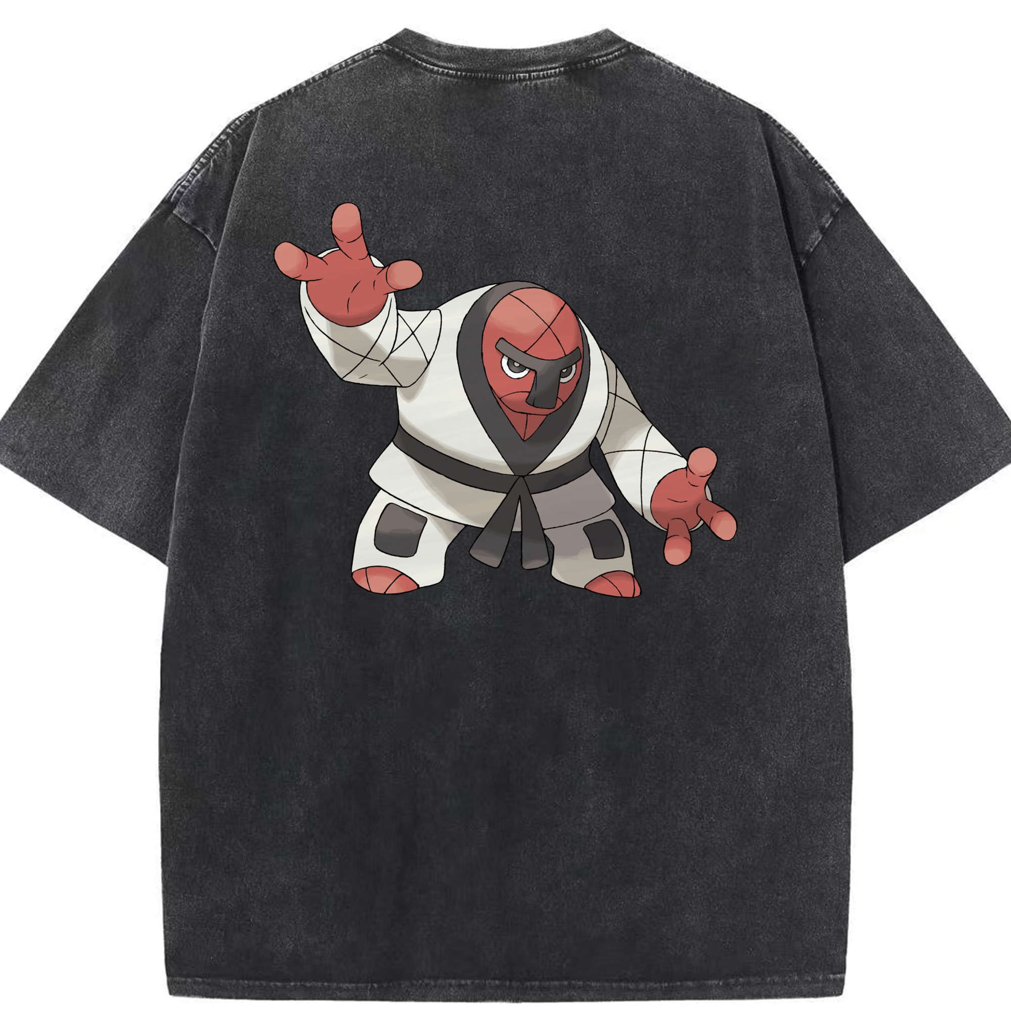 （画像用） ポケットモンスター Pokémon 綿100% ヴィンテージ風 半袖Tシャツ（背面プリント）