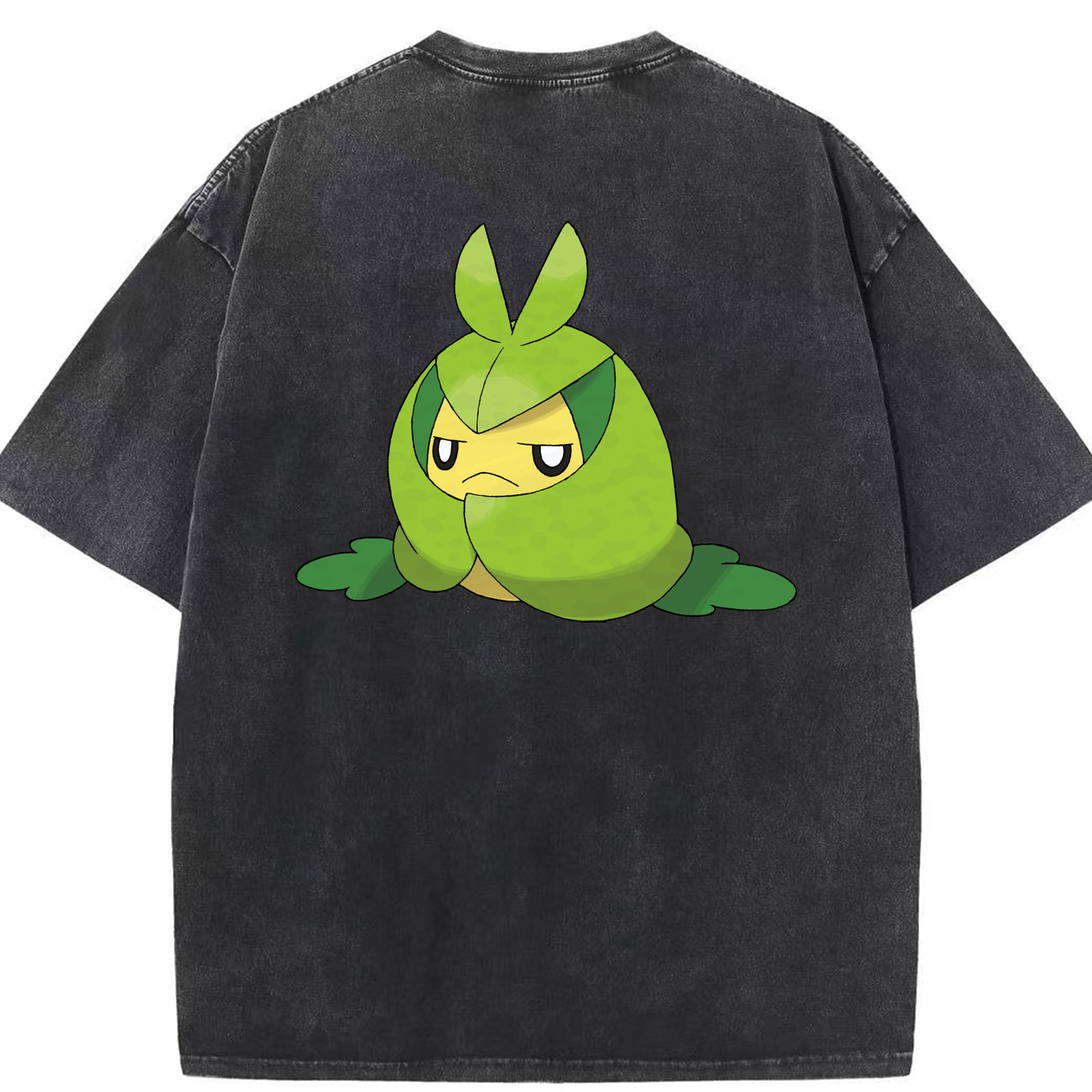（画像用） ポケットモンスター Pokémon 綿100% ヴィンテージ風 半袖Tシャツ（背面プリント）