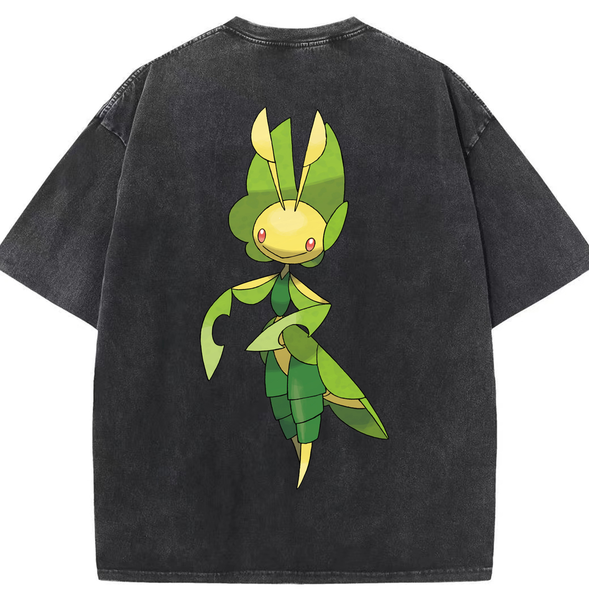 （画像用） ポケットモンスター Pokémon 綿100% ヴィンテージ風 半袖Tシャツ（背面プリント）