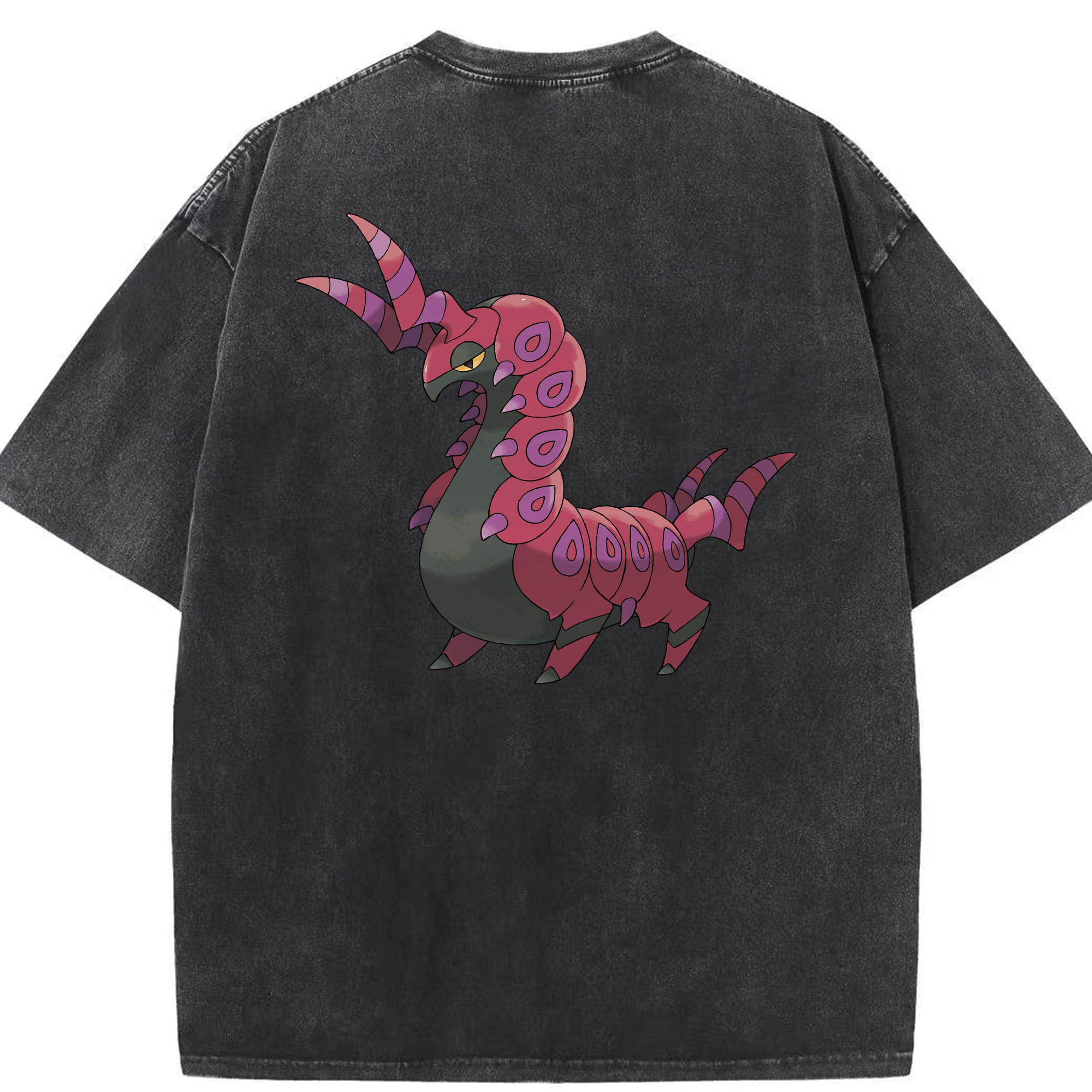 （画像用） ポケットモンスター Pokémon 綿100% ヴィンテージ風 半袖Tシャツ（背面プリント）