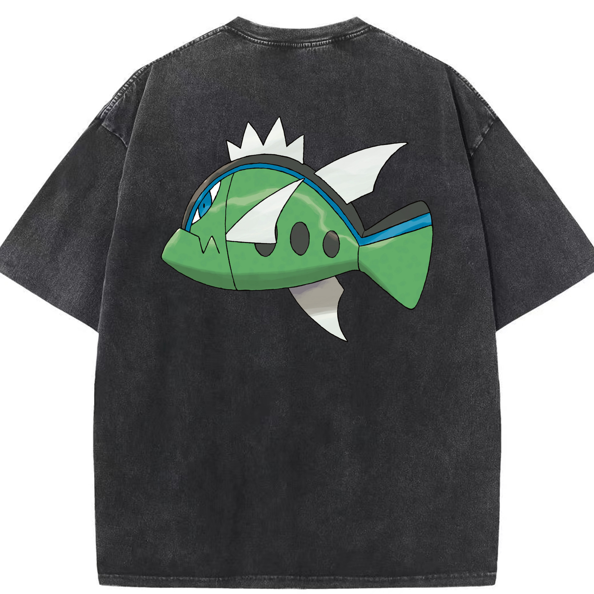 （画像用） ポケットモンスター Pokémon 綿100% ヴィンテージ風 半袖Tシャツ（背面プリント）