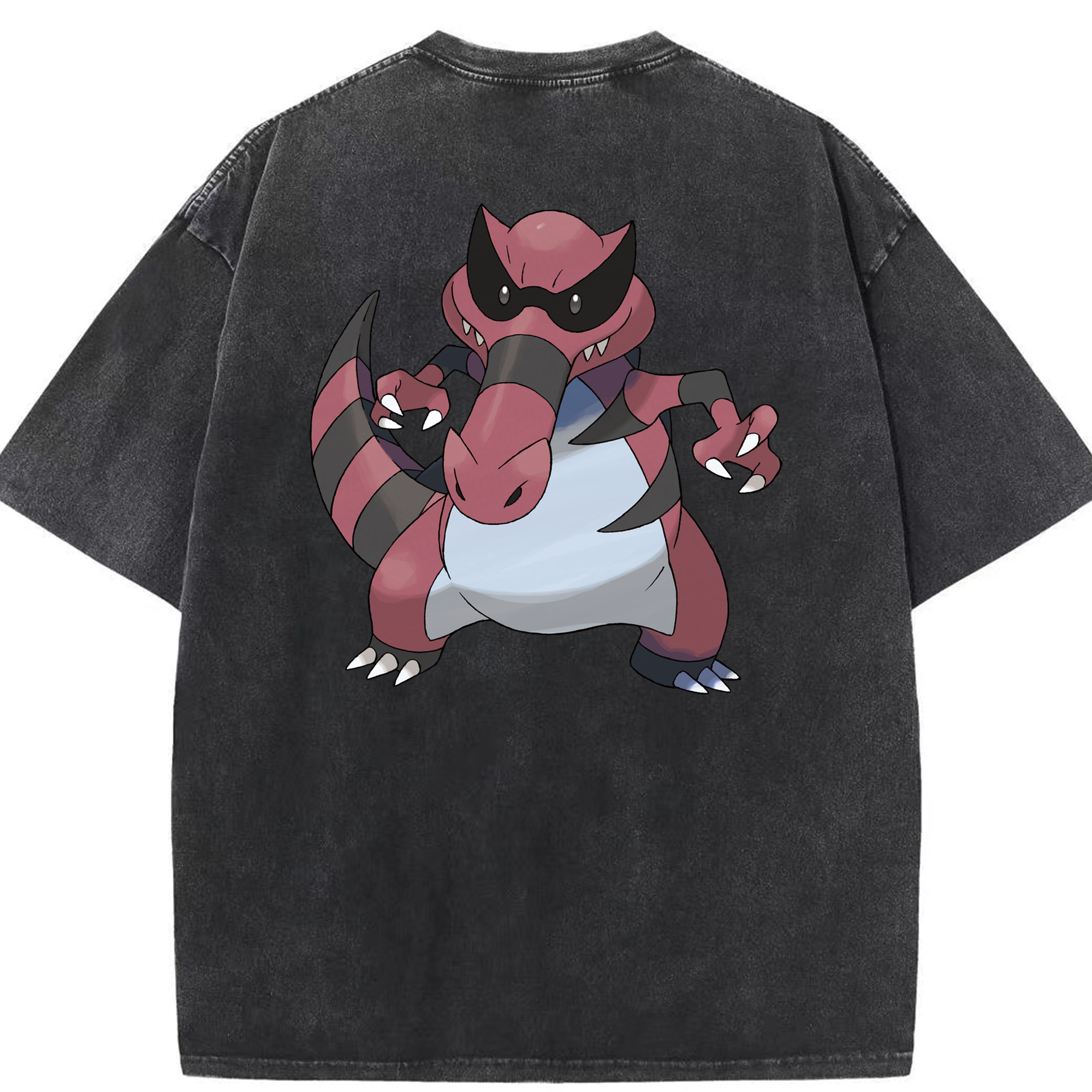 （画像用） ポケットモンスター Pokémon 綿100% ヴィンテージ風 半袖Tシャツ（背面プリント）