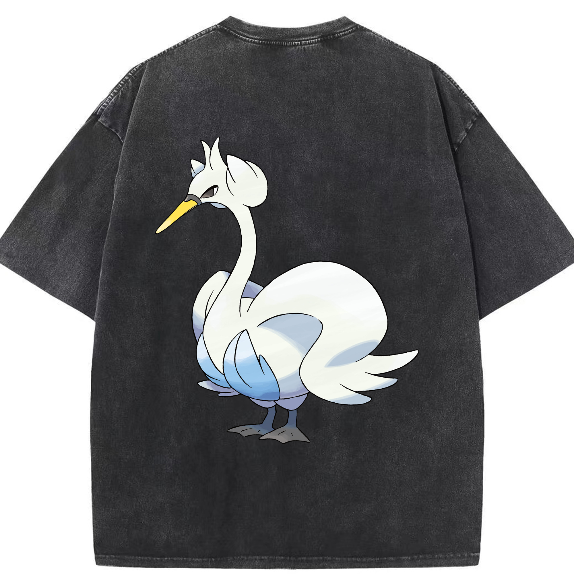 （画像用） ポケットモンスター Pokémon 綿100% ヴィンテージ風 半袖Tシャツ（背面プリント）