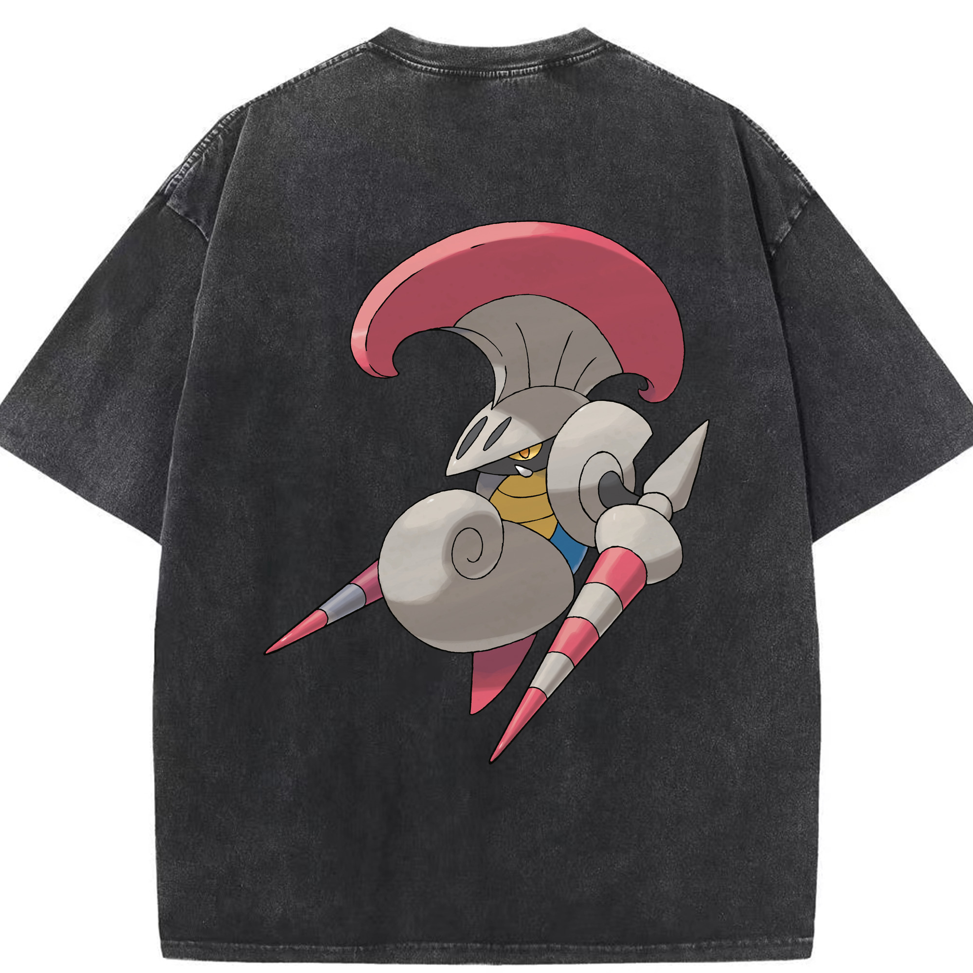 （画像用） ポケットモンスター Pokémon 綿100% ヴィンテージ風 半袖Tシャツ（背面プリント）