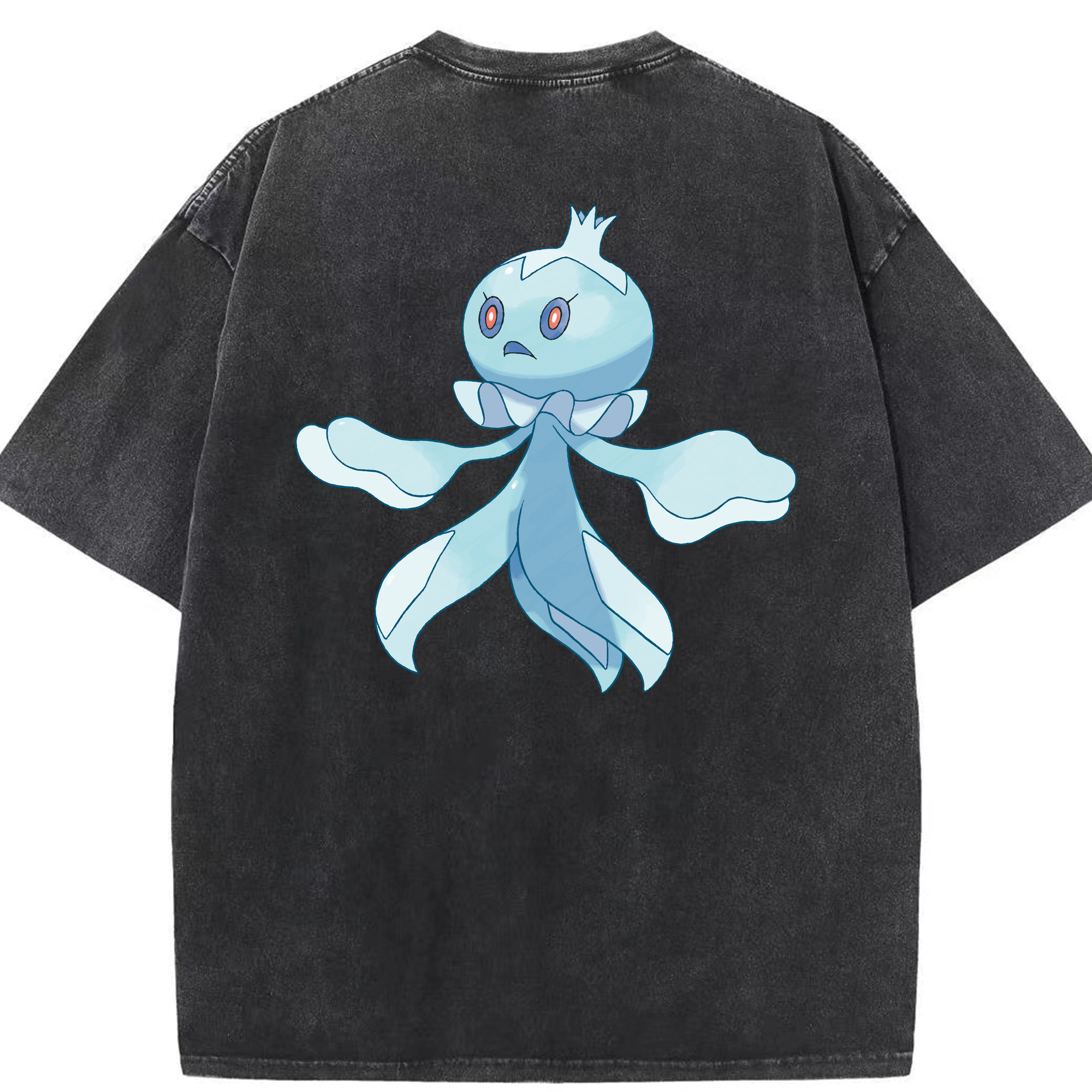 （画像用） ポケットモンスター Pokémon 綿100% ヴィンテージ風 半袖Tシャツ（背面プリント）