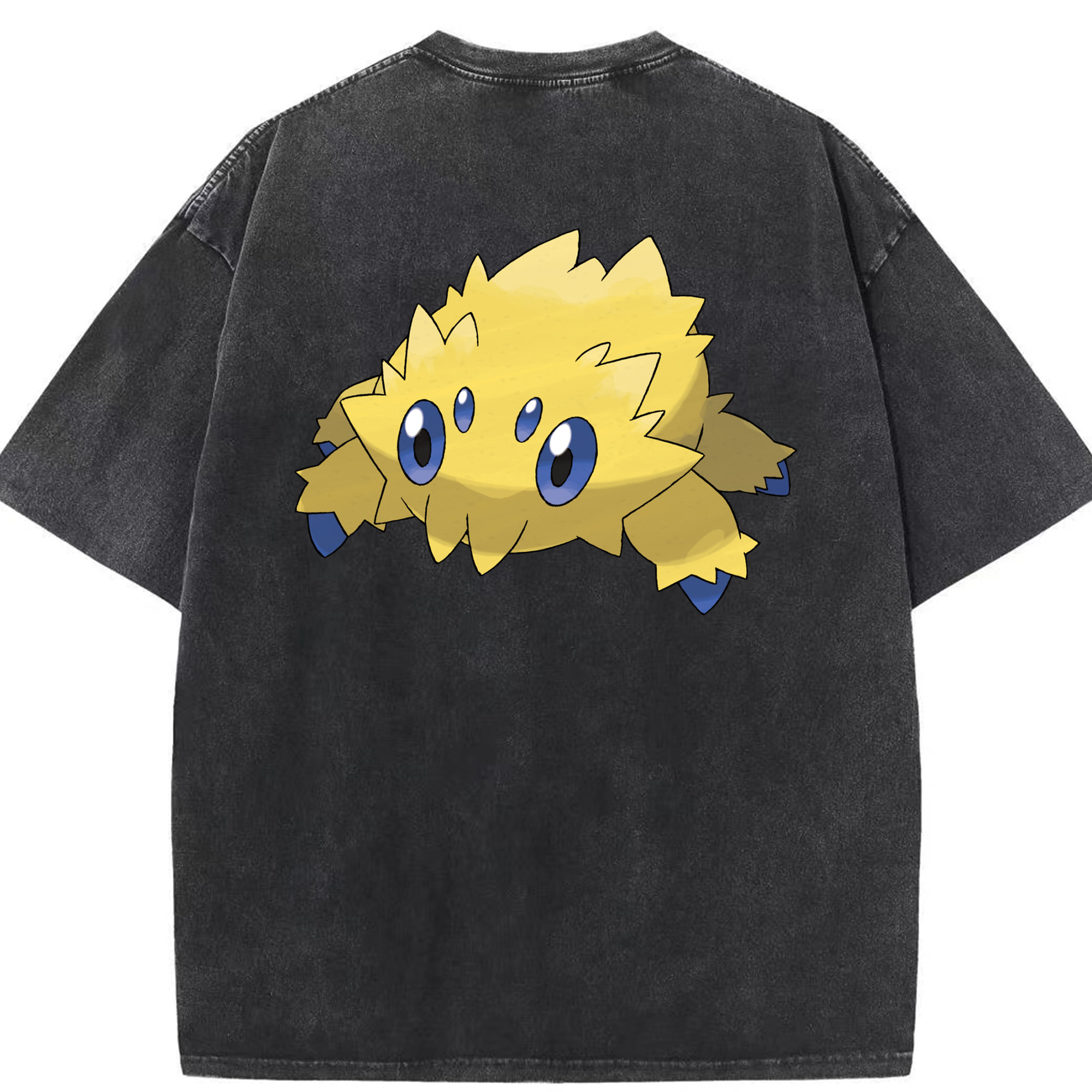（画像用） ポケットモンスター Pokémon 綿100% ヴィンテージ風 半袖Tシャツ（背面プリント）