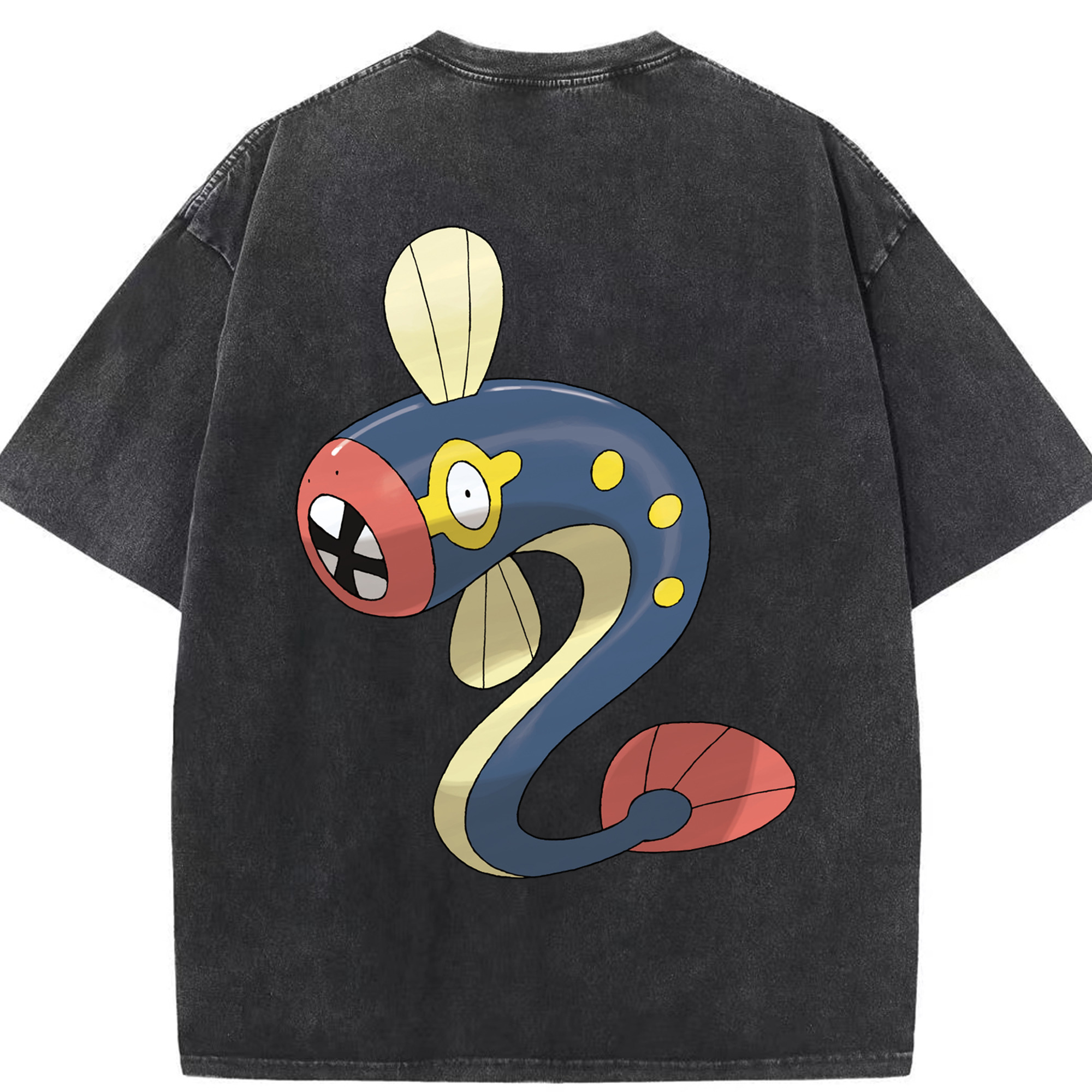 （画像用） ポケットモンスター Pokémon 綿100% ヴィンテージ風 半袖Tシャツ（背面プリント）