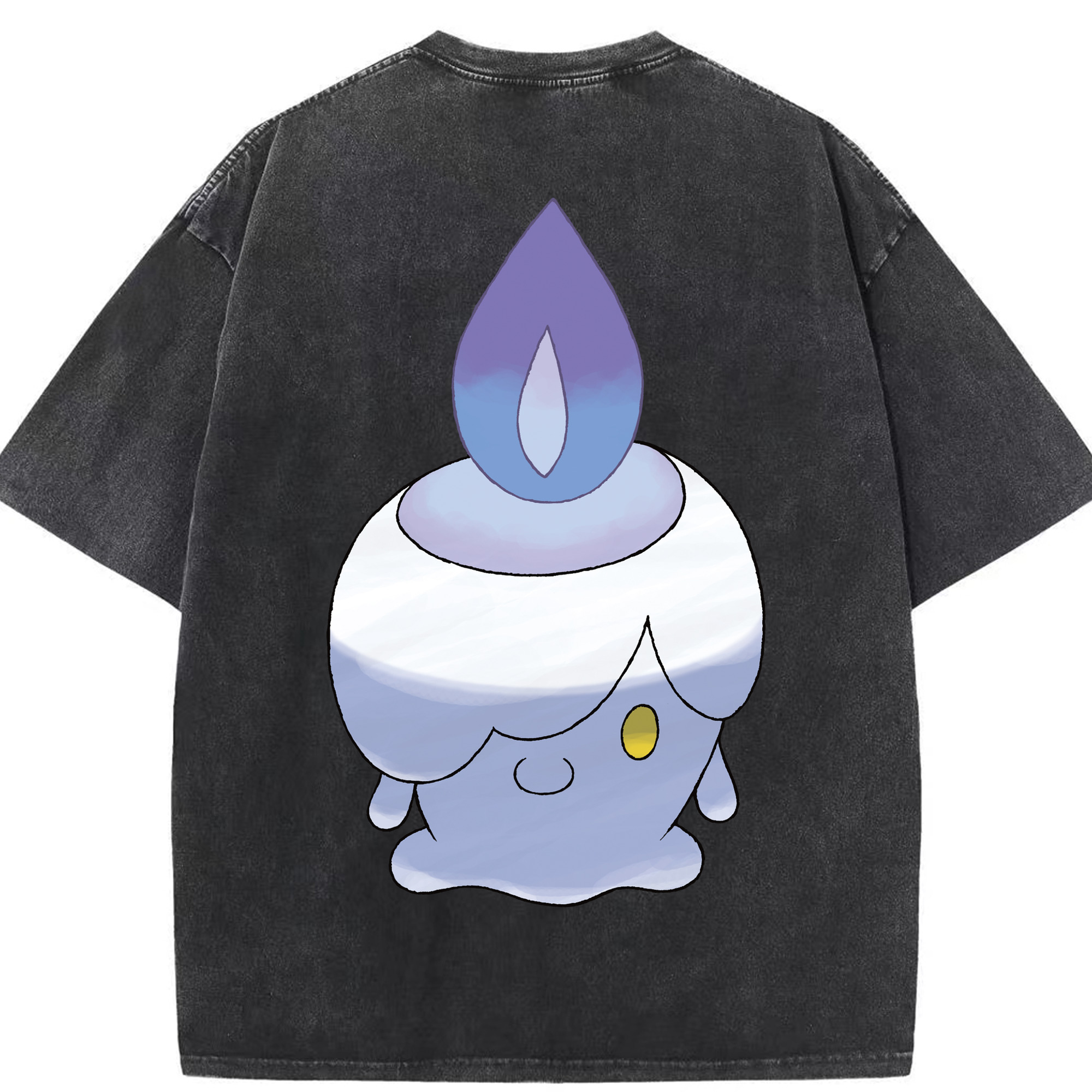 （画像用） ポケットモンスター Pokémon 綿100% ヴィンテージ風 半袖Tシャツ（背面プリント）