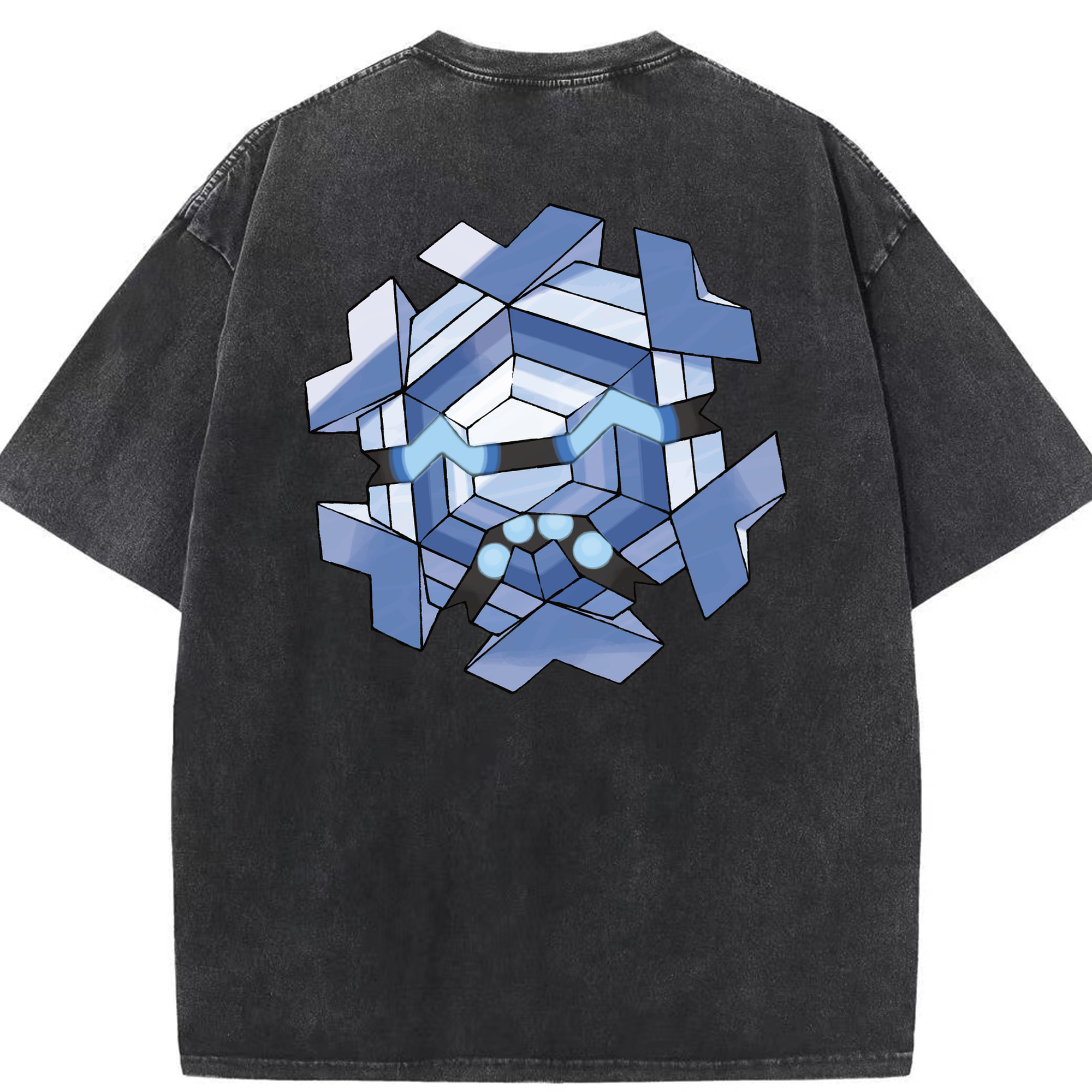 （画像用） ポケットモンスター Pokémon 綿100% ヴィンテージ風 半袖Tシャツ（背面プリント）