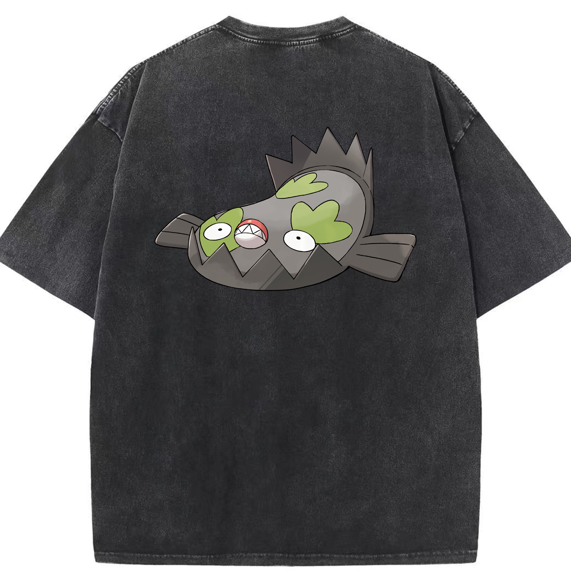 （画像用） ポケットモンスター Pokémon 綿100% ヴィンテージ風 半袖Tシャツ（背面プリント）