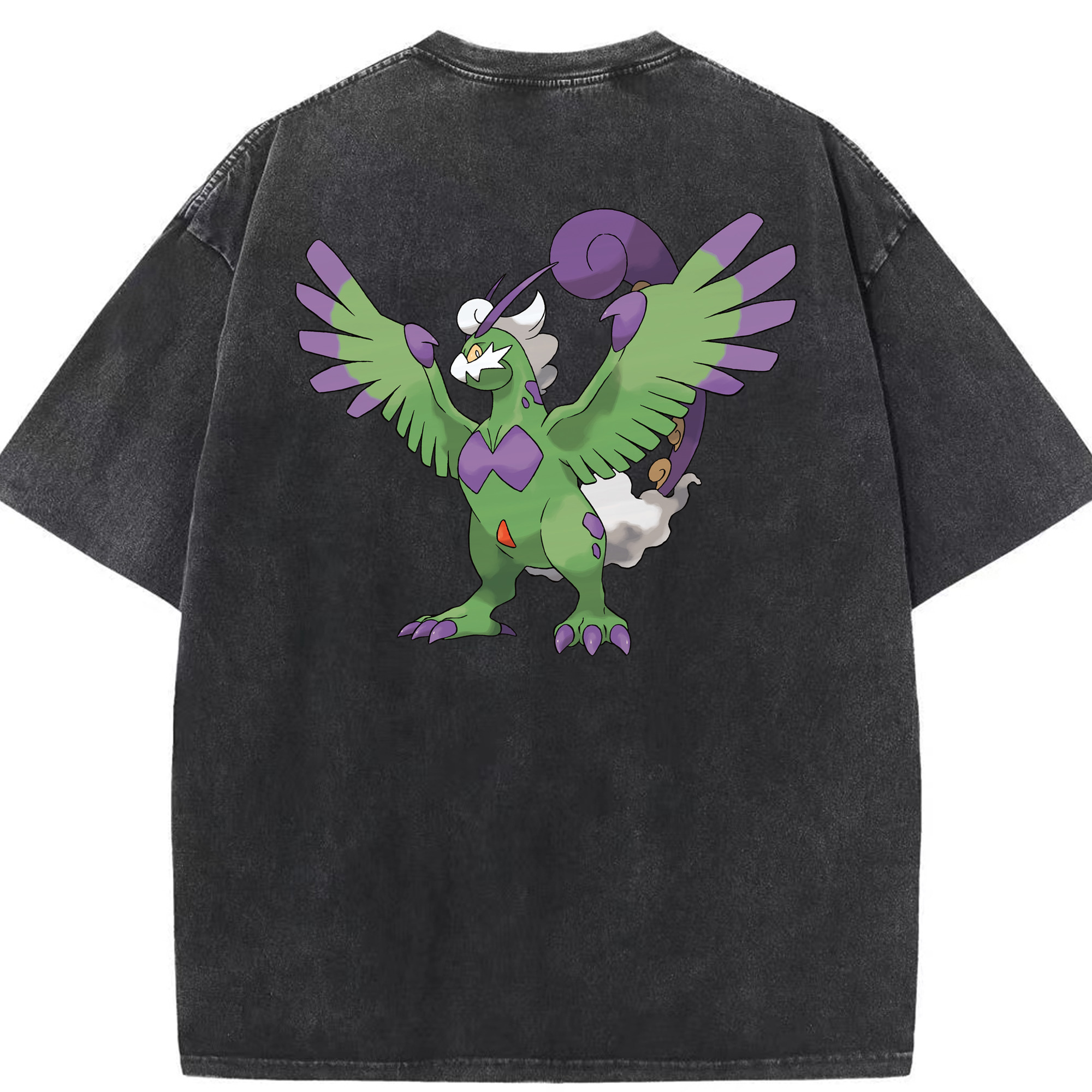 （画像用） ポケットモンスター Pokémon 綿100% ヴィンテージ風 半袖Tシャツ（背面プリント）